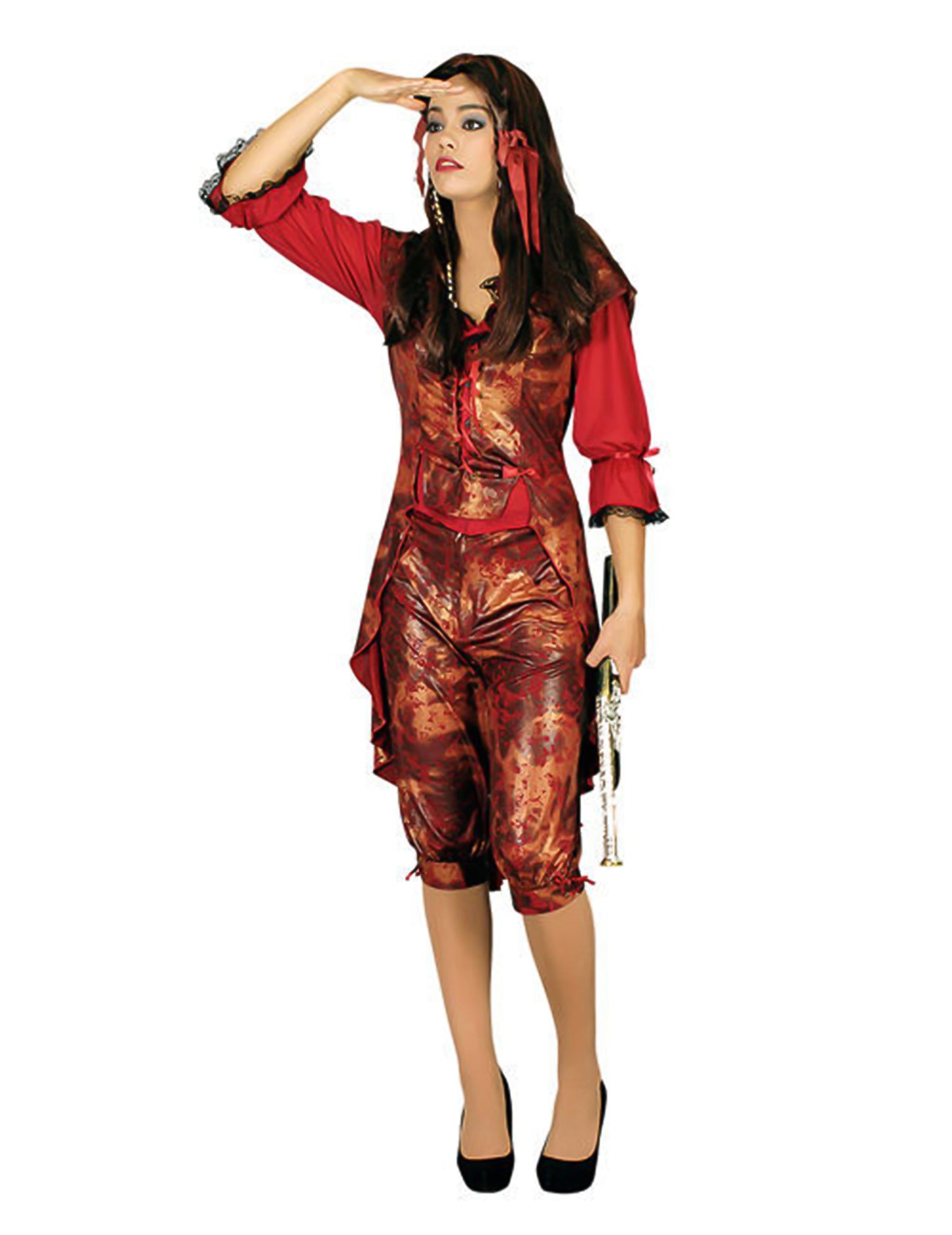 Ženský flibustière pirátsky kostým