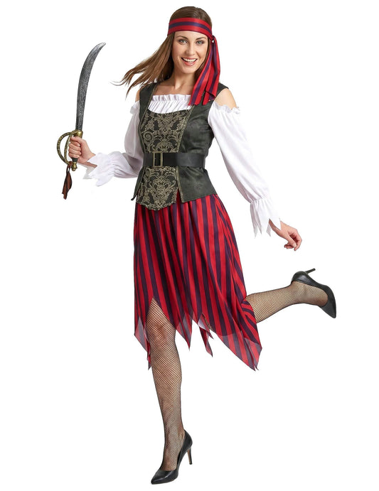Gipsy žena pirátsky kostým