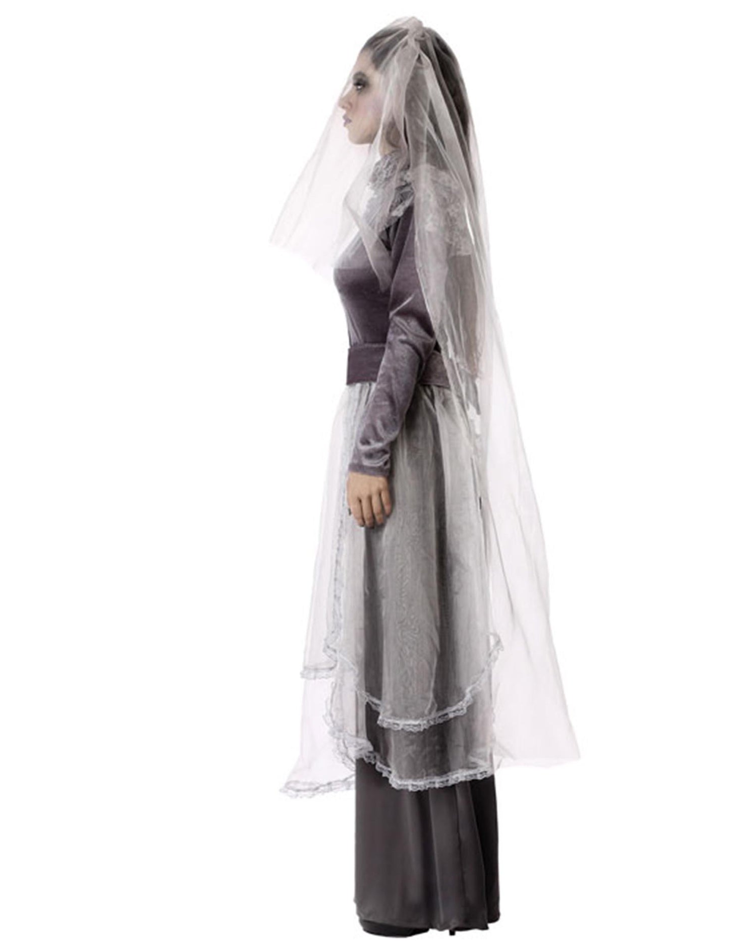 Šedá ženská pohrebnosť manželský kostým