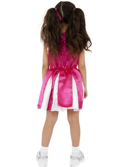 Vue de profil du déguisement pompom girl fille