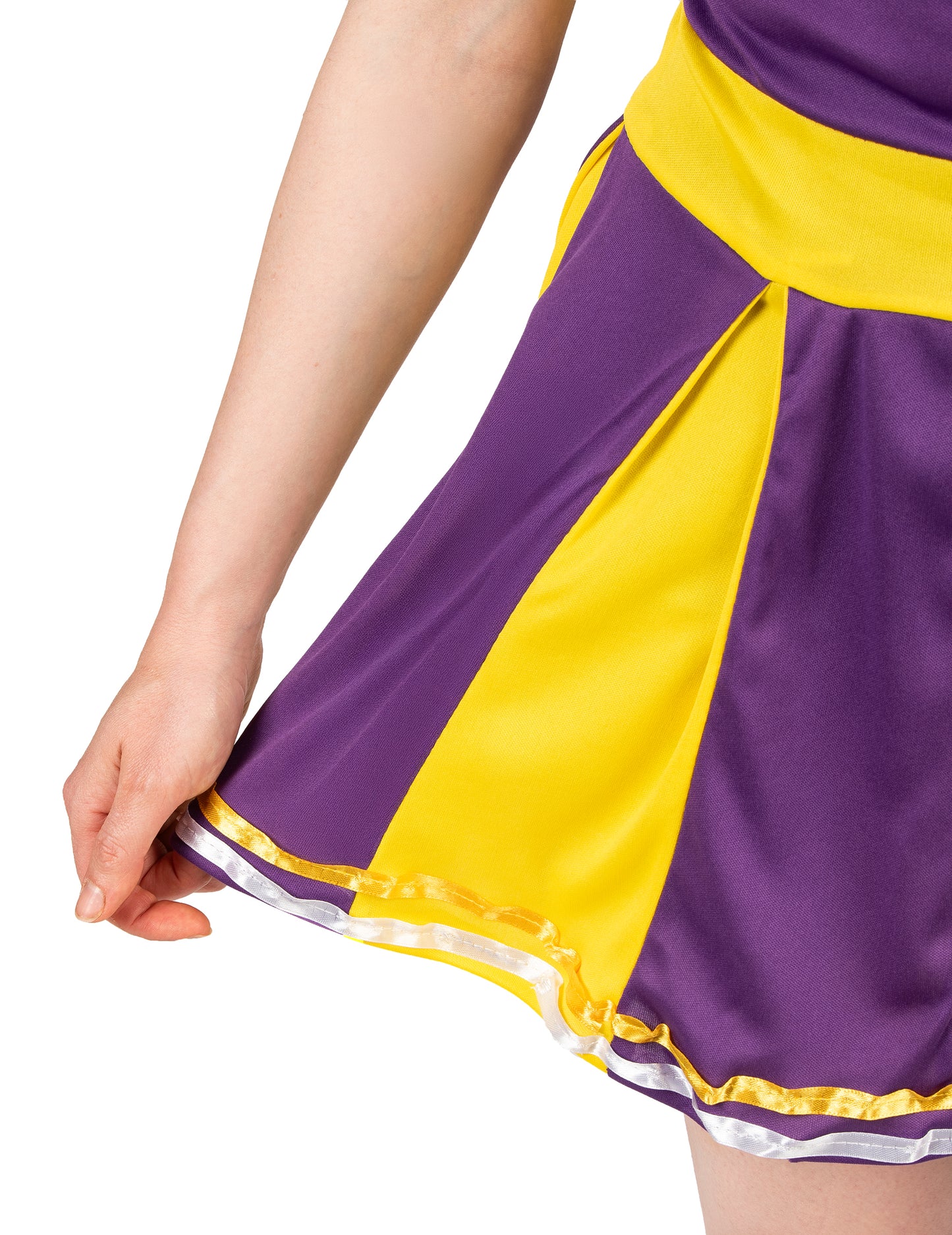 Pompom girl USA fialové a žlté ženy kostým