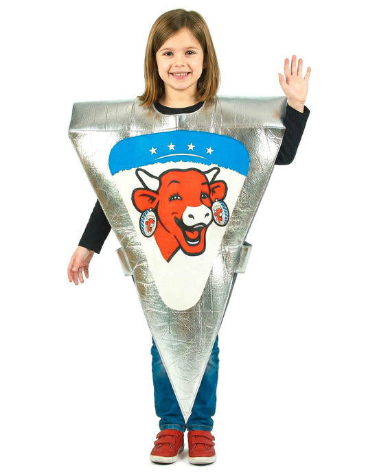 Vue de face du déguisement portion de Vache qui rit