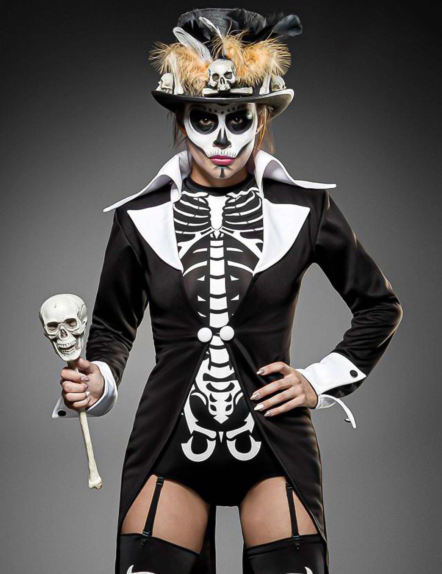 Kňažská privity kostra sexy luxe ženy