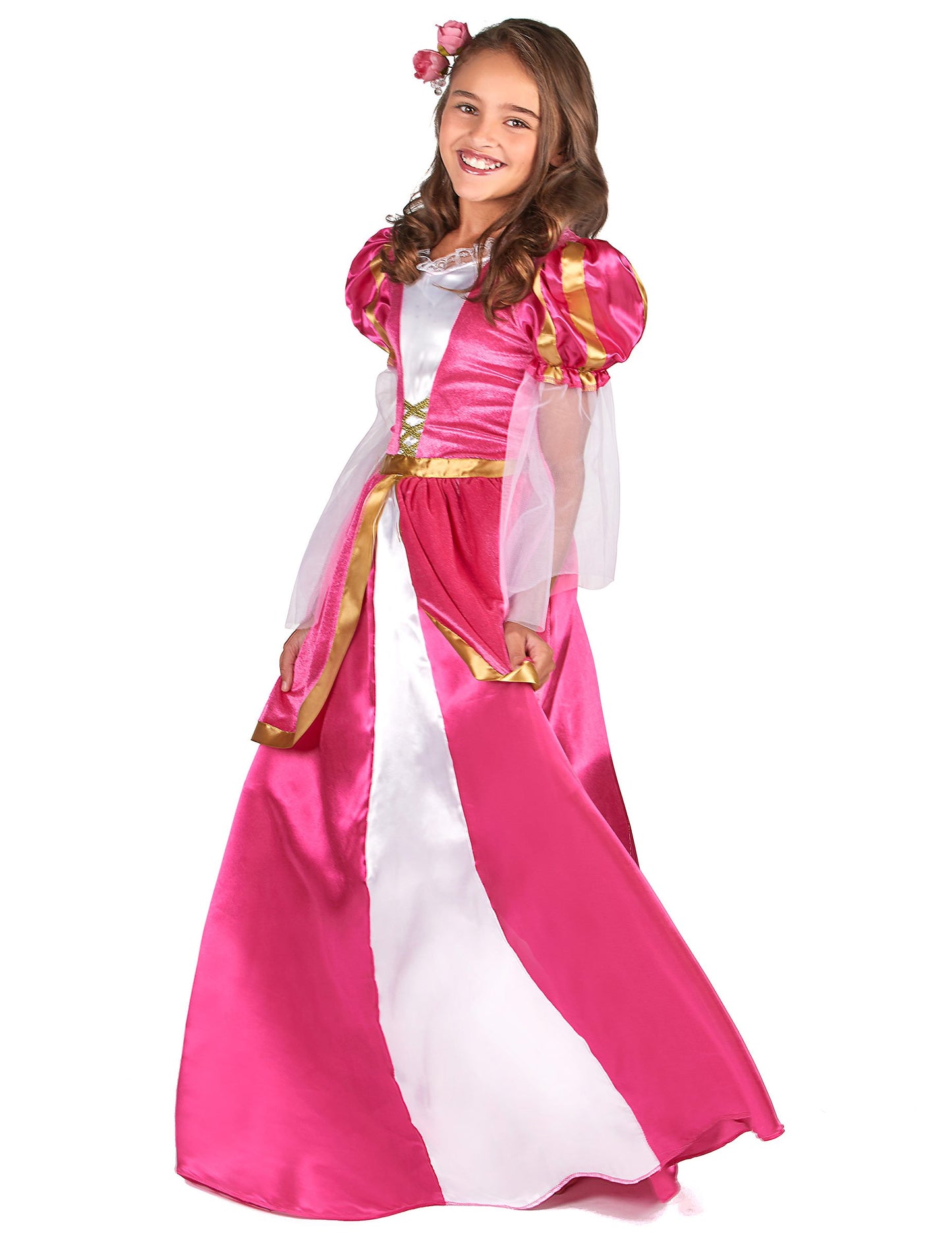 Pink Girl Pink Stredoveká princezná kostým