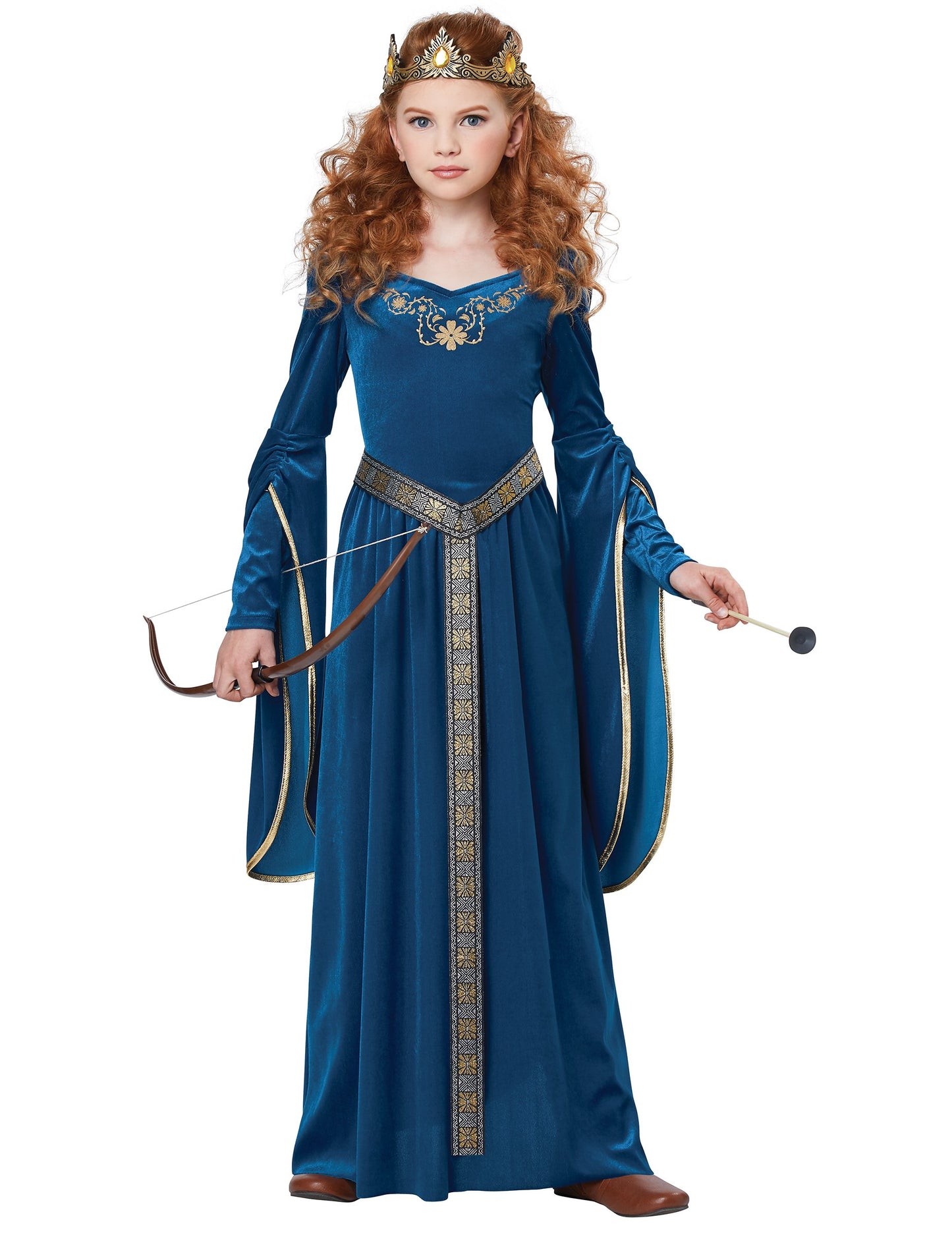 Médieval princezná kostým zamat Luxury Girl