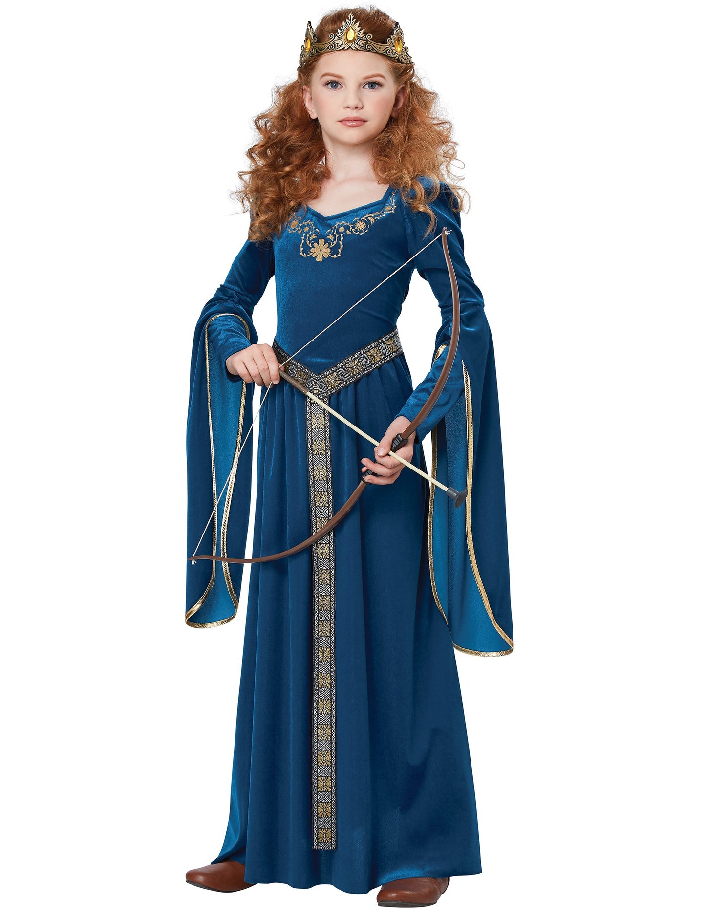 Médieval princezná kostým zamat Luxury Girl