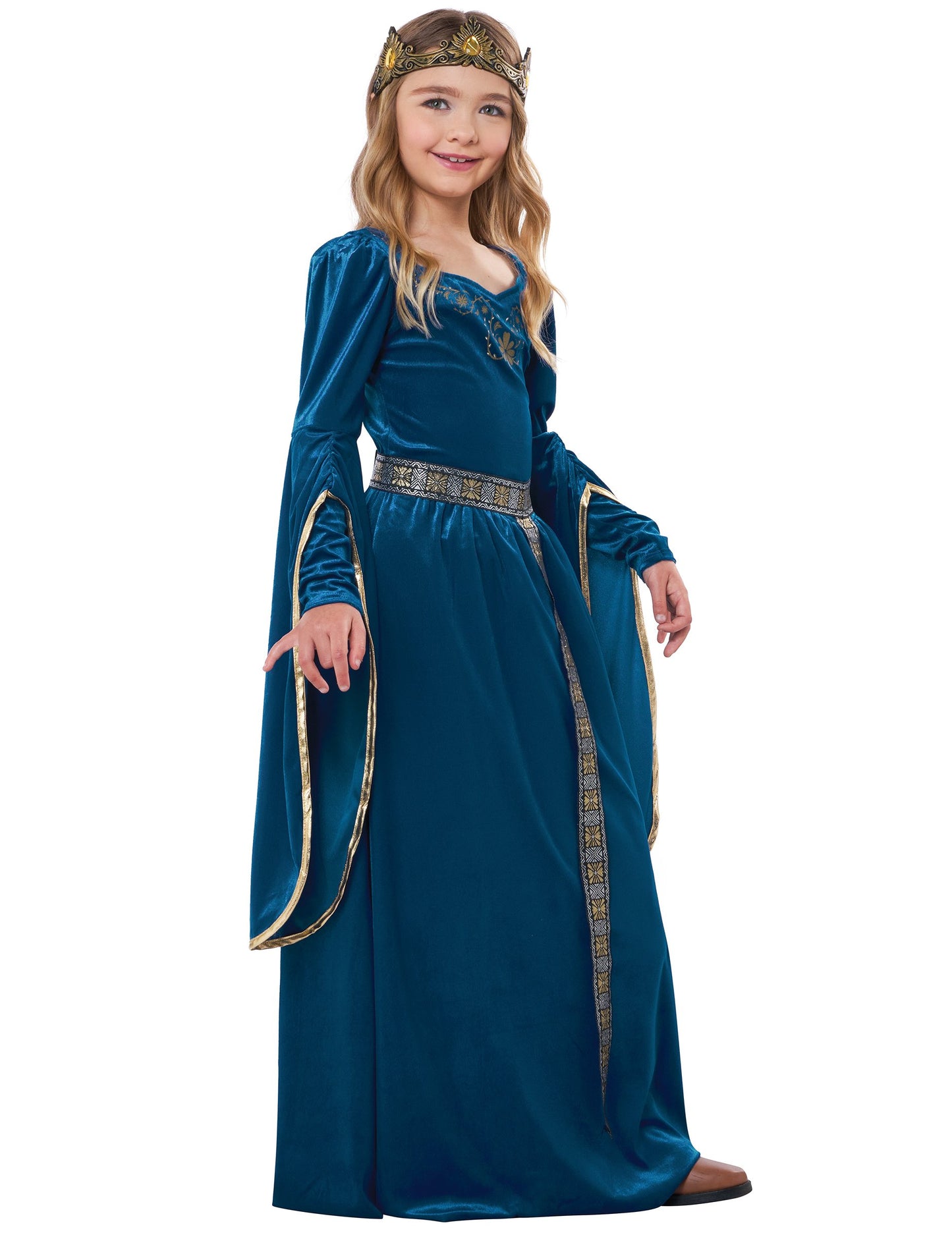 Médieval princezná kostým zamat Luxury Girl