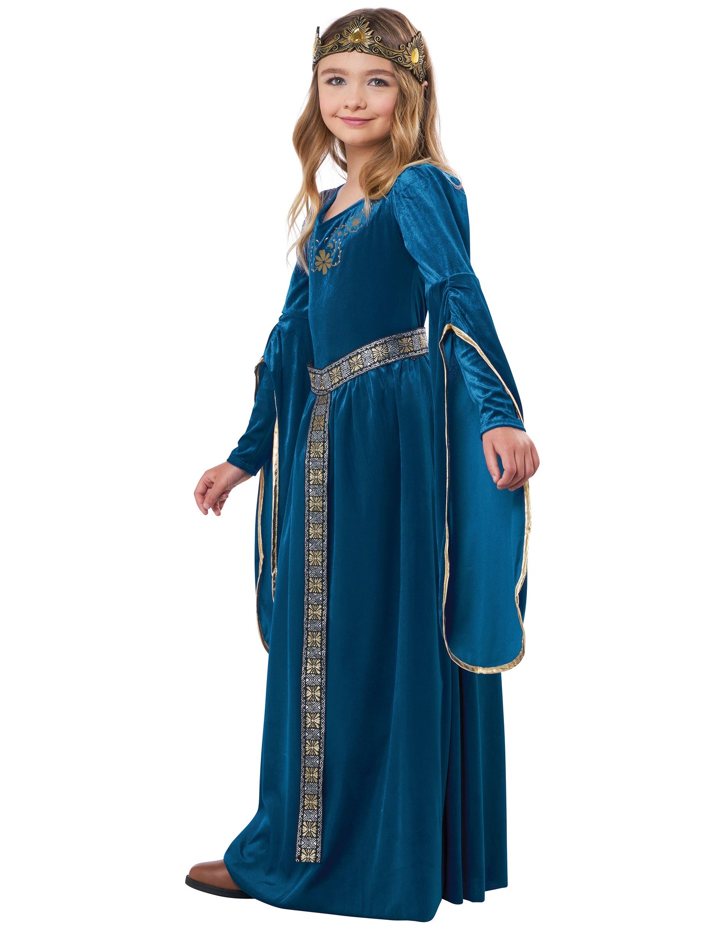 Médieval princezná kostým zamat Luxury Girl