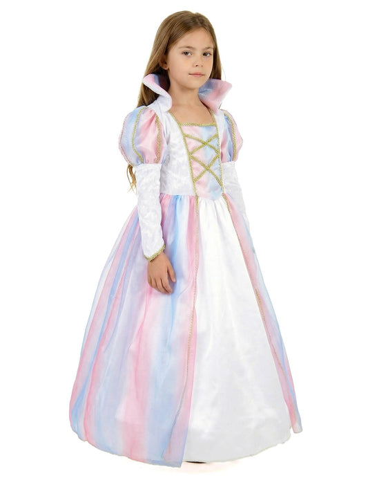 Vue de profil du déguisement de princesse