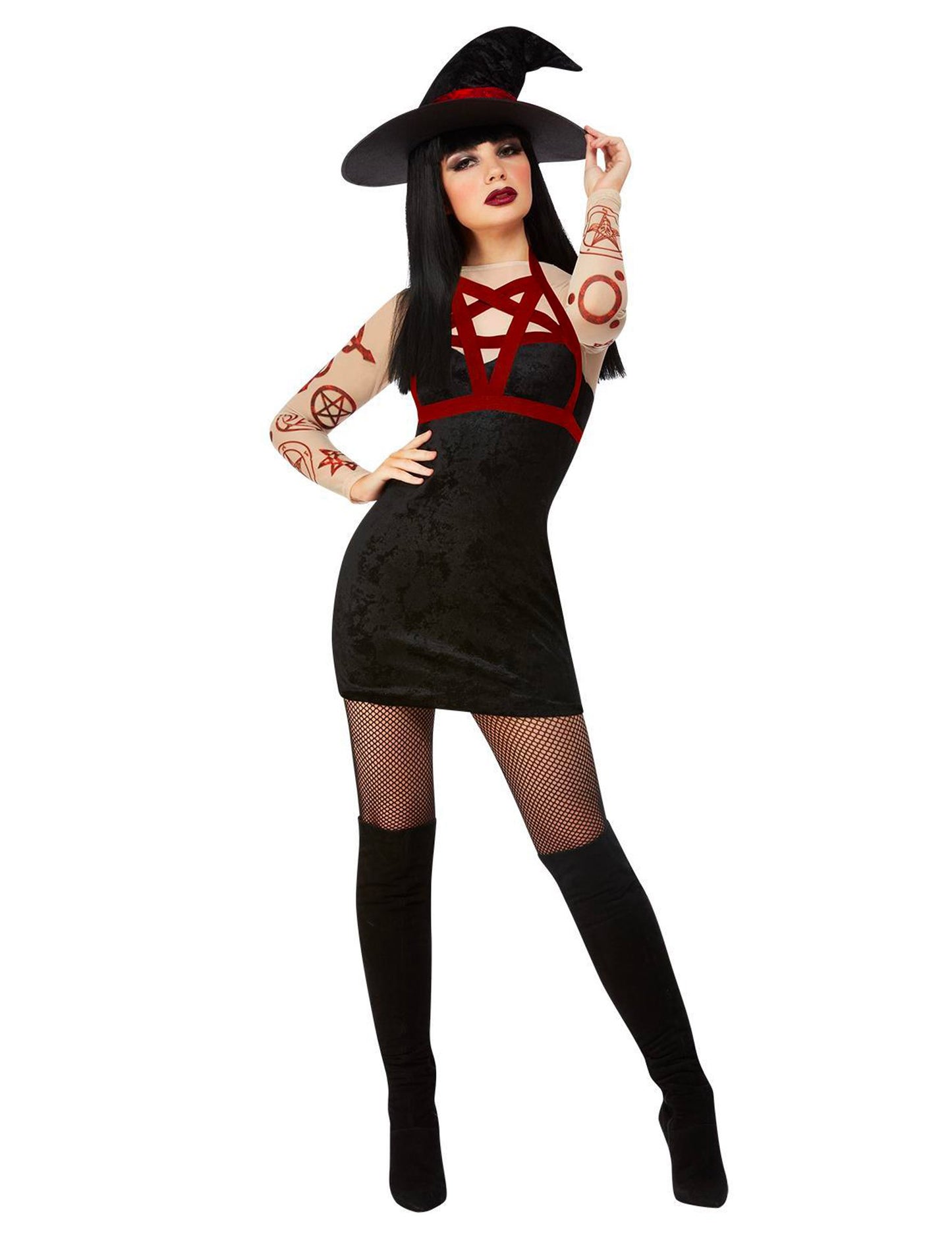 Čierna satanská čarodejnica sexy žena