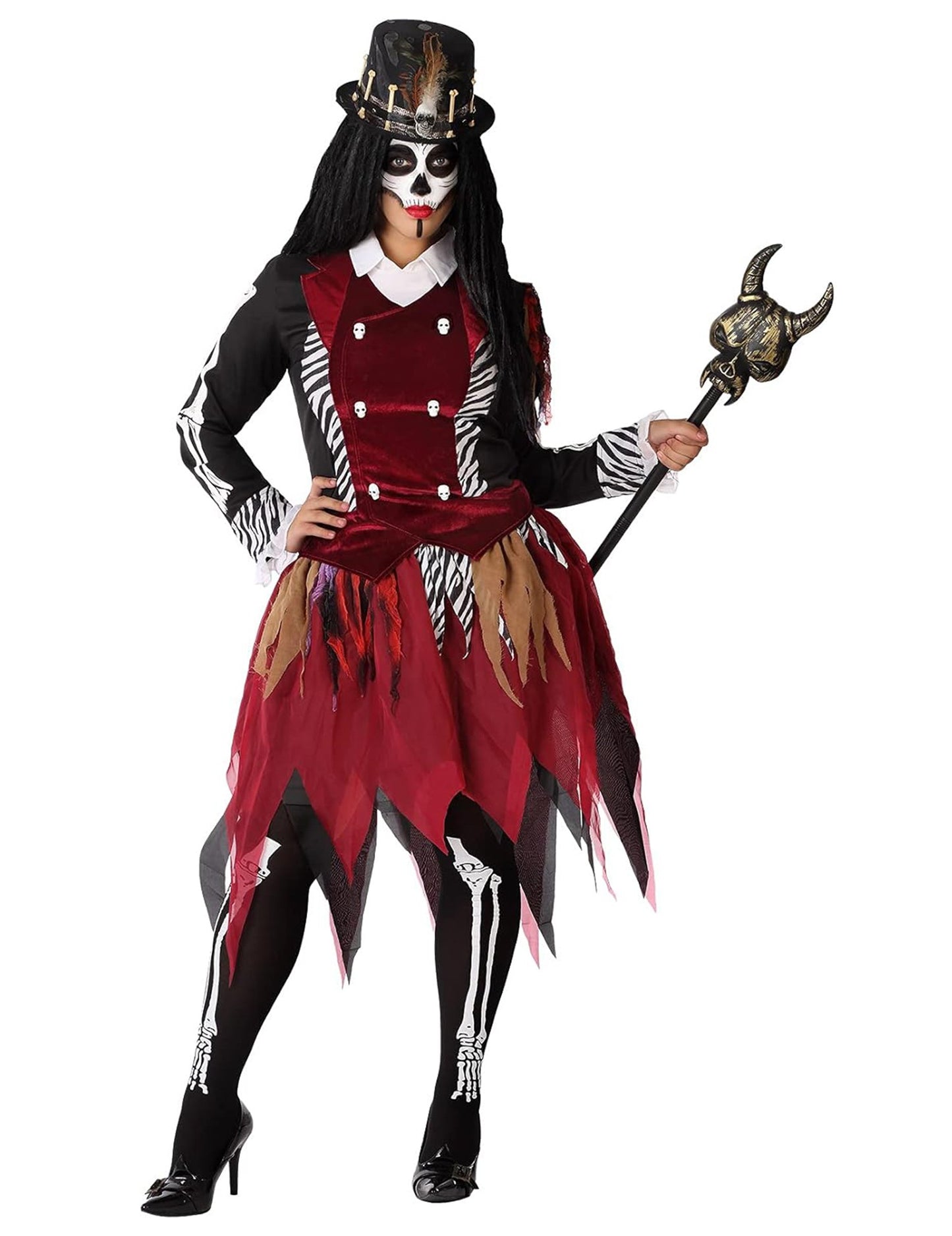 Vaudou žena maskovanie čarodejnice