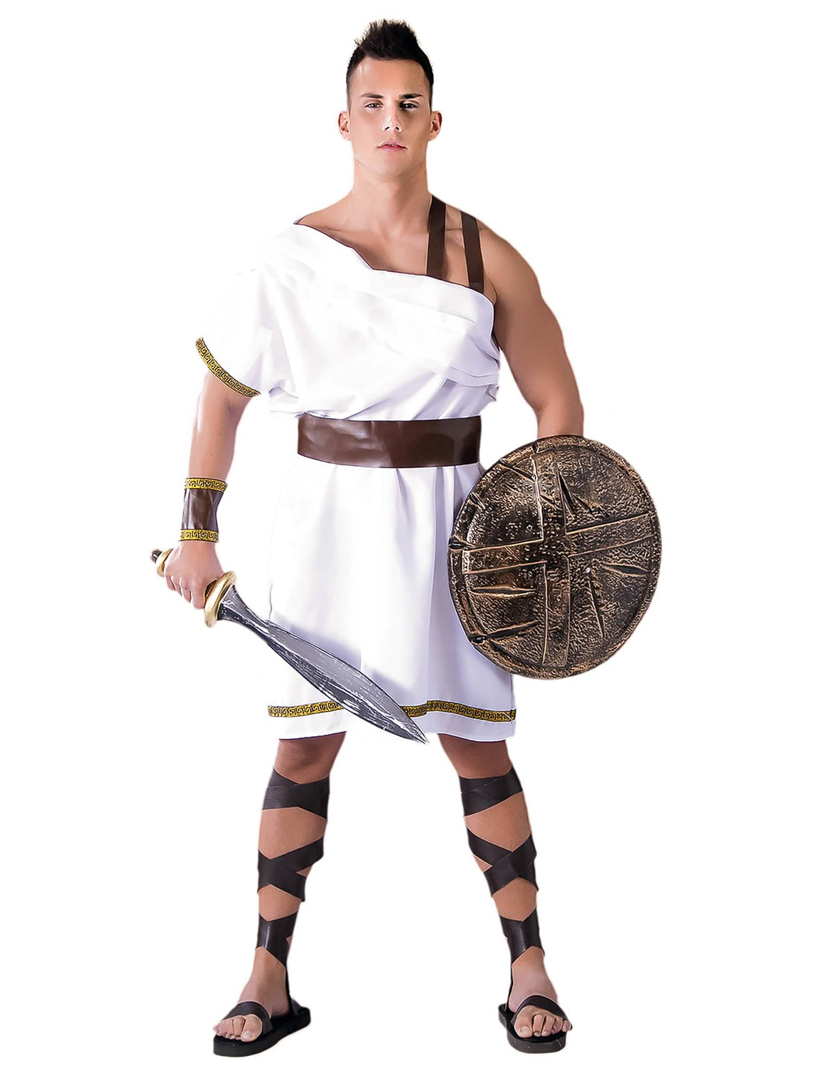 Meč a štít na spartský kostým pre mužov