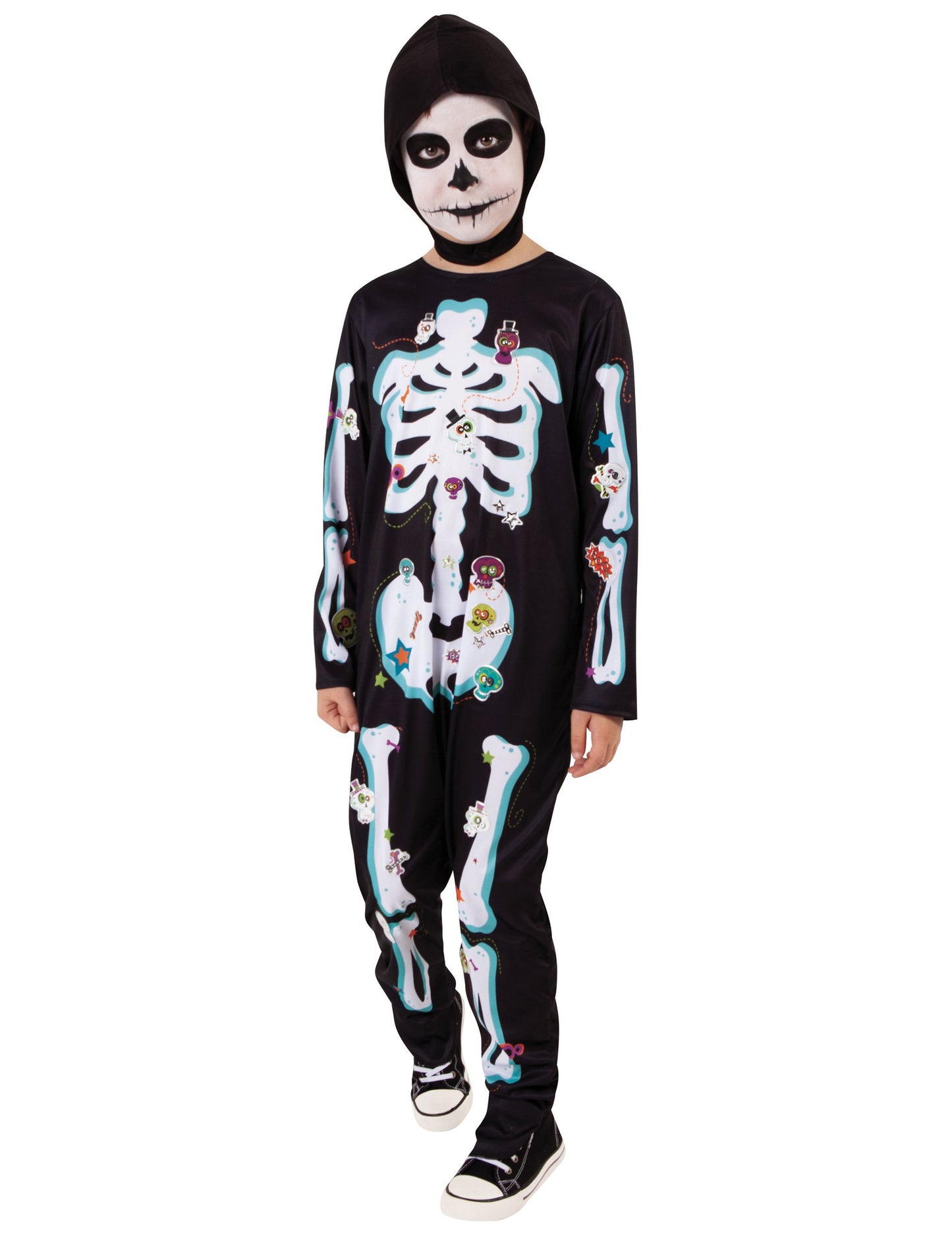 Zasahovanie kostry s brožúrkou pre detskú nálepku