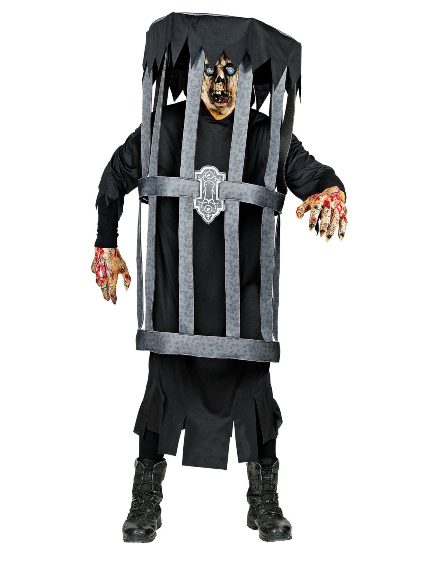 Zombie maskovanie v klietke pre dospelých