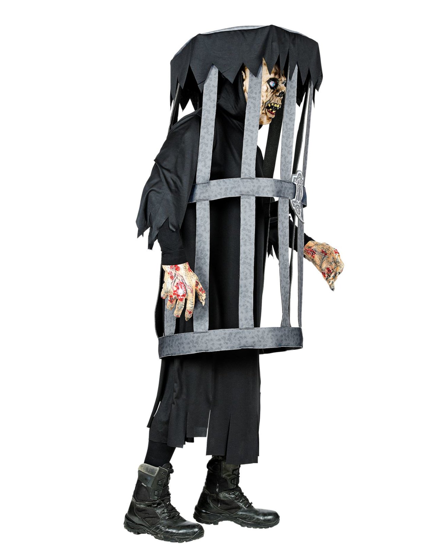 Zombie maskovanie v klietke pre dospelých