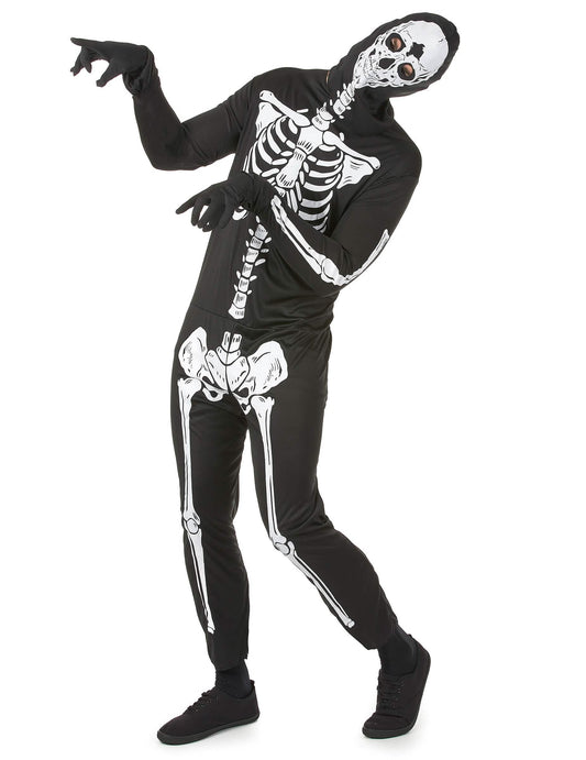 Vue d'ensemble du déguisement de squelette Halloween
