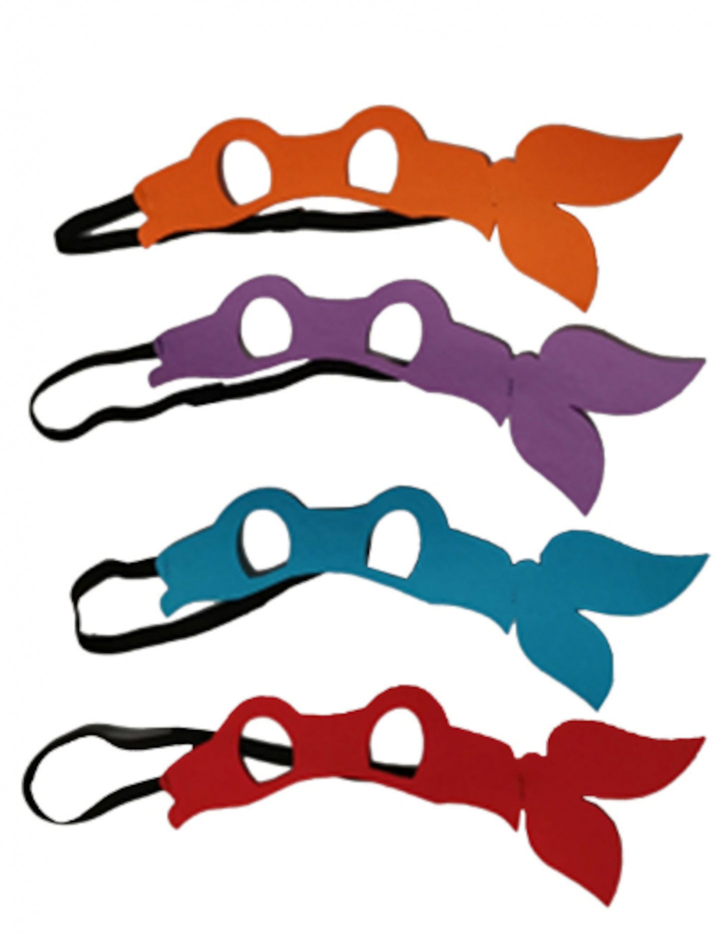 Ninja korytnačka kostým so 4 ženskými maskami