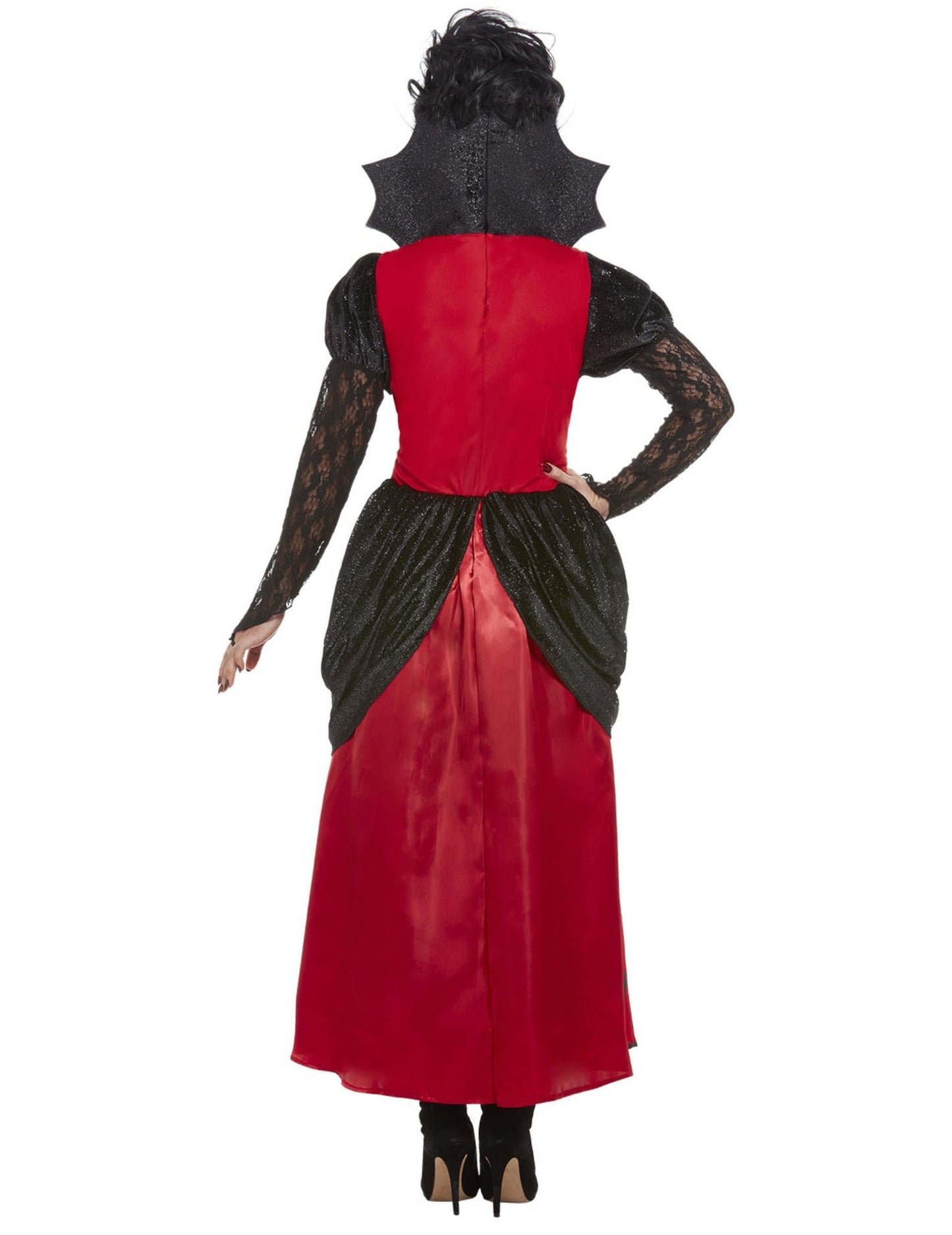 Maskovaná žena gotický upírsky kostým