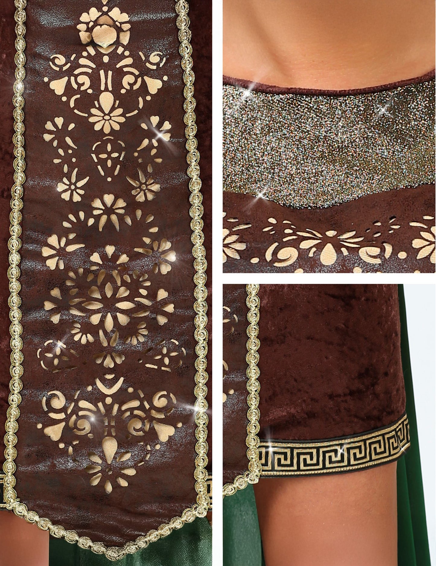 Viking kožušina maskovanie s ženským mysom