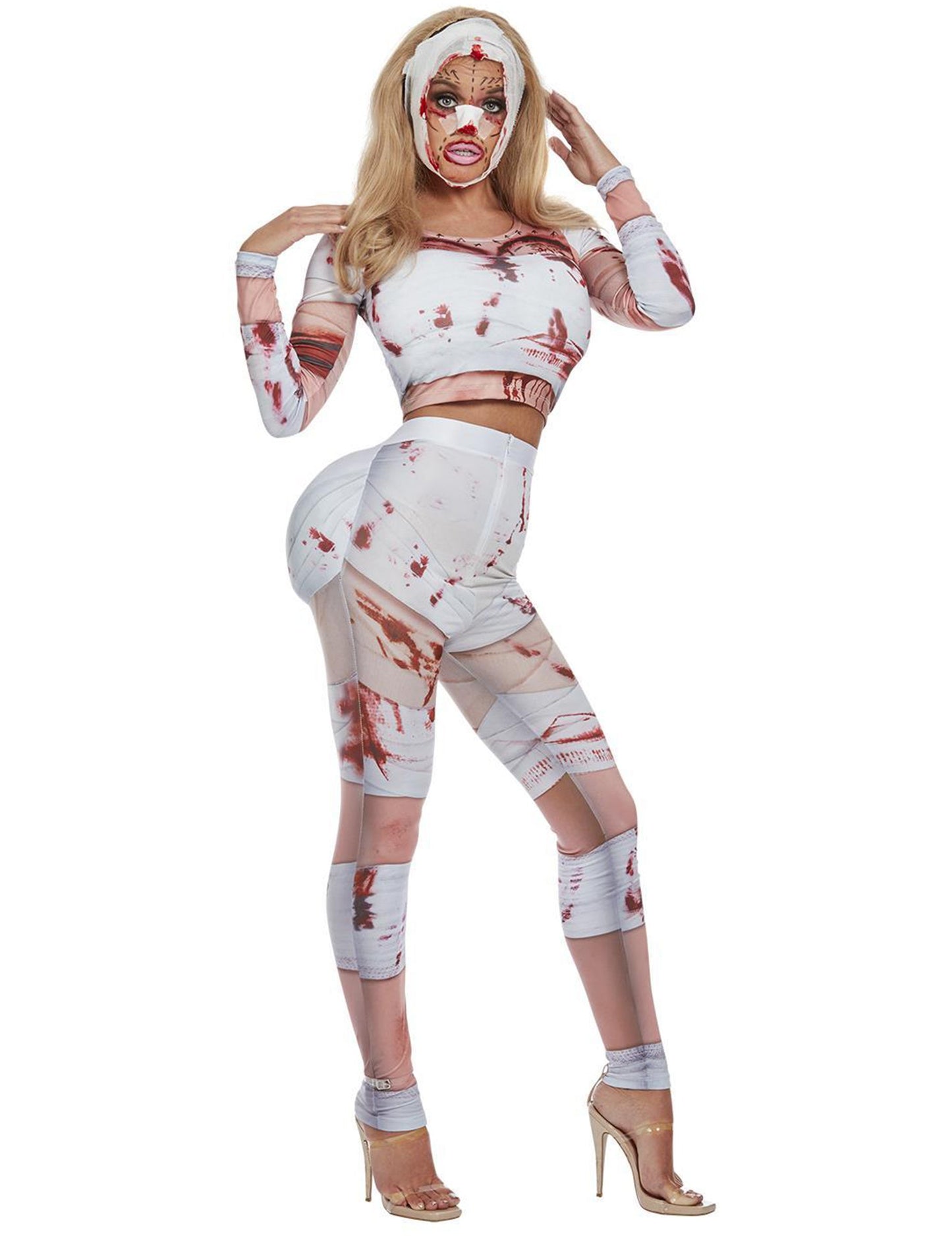 Zombie kostým kozmetická chirurgia