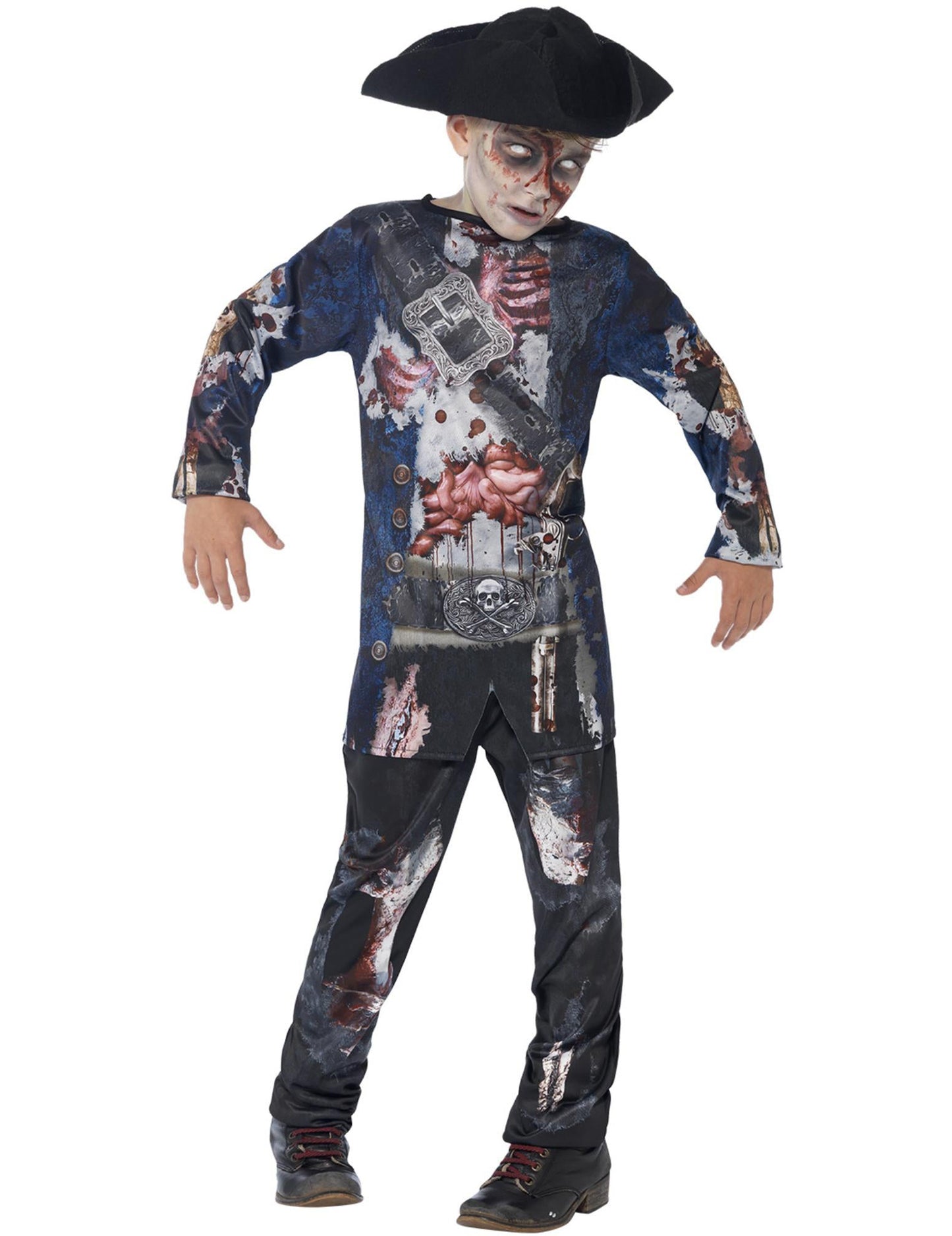 Halloween pirátsky zombie maskovanie