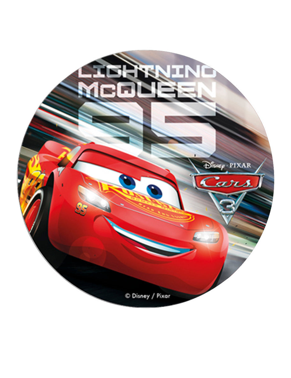 Disque azyme Cars pour enfant rouge avec Flash McQueen