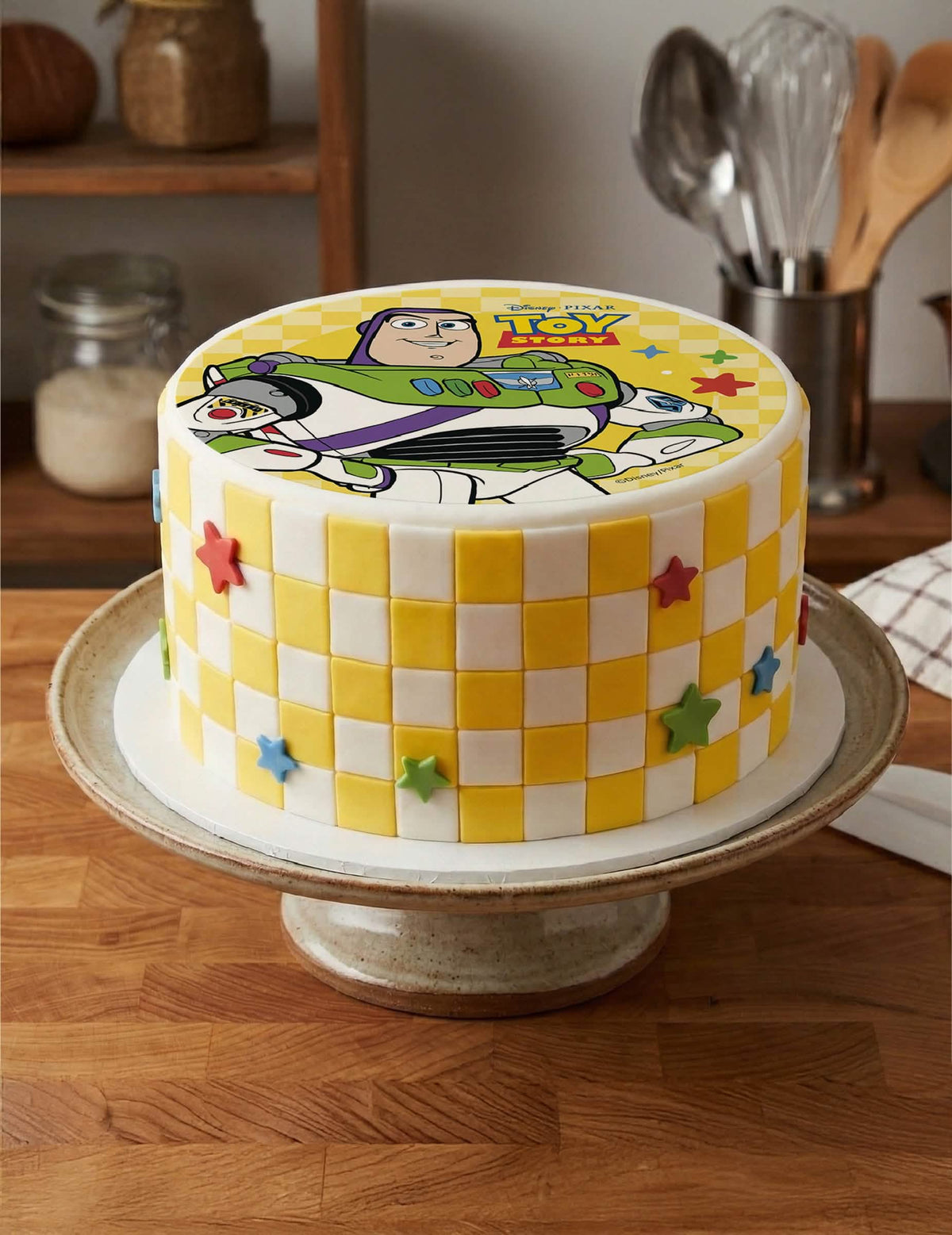 Jedlý papier na tortu Buzz Raketka Toy Story™ 20 cm