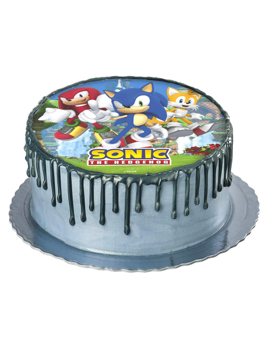 Mise en situation sur un gâteau du disque azyme Sonic