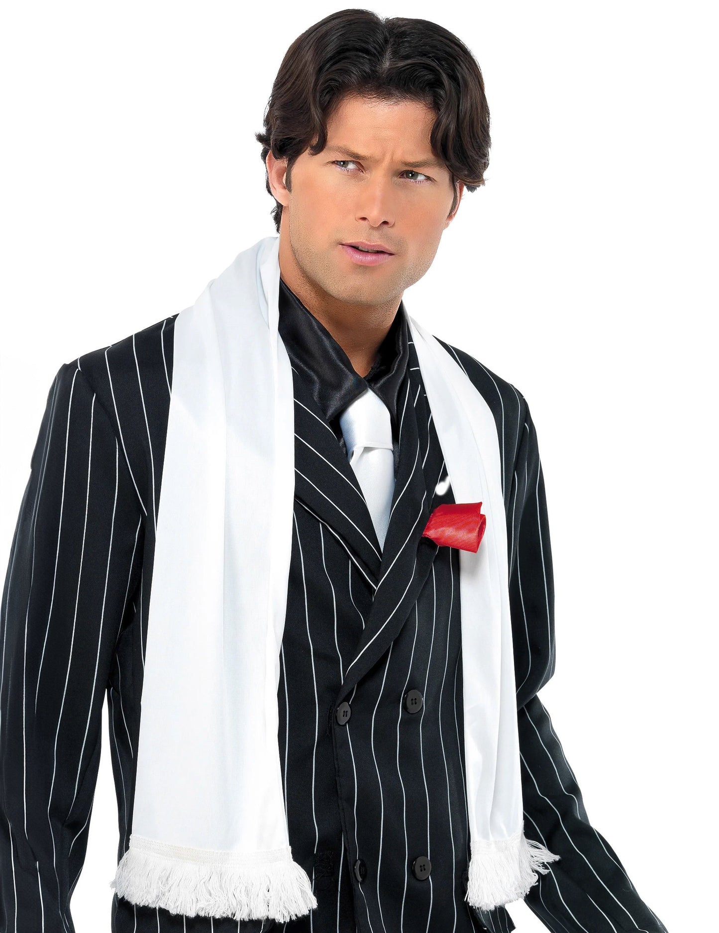 Biely gangster biely šál