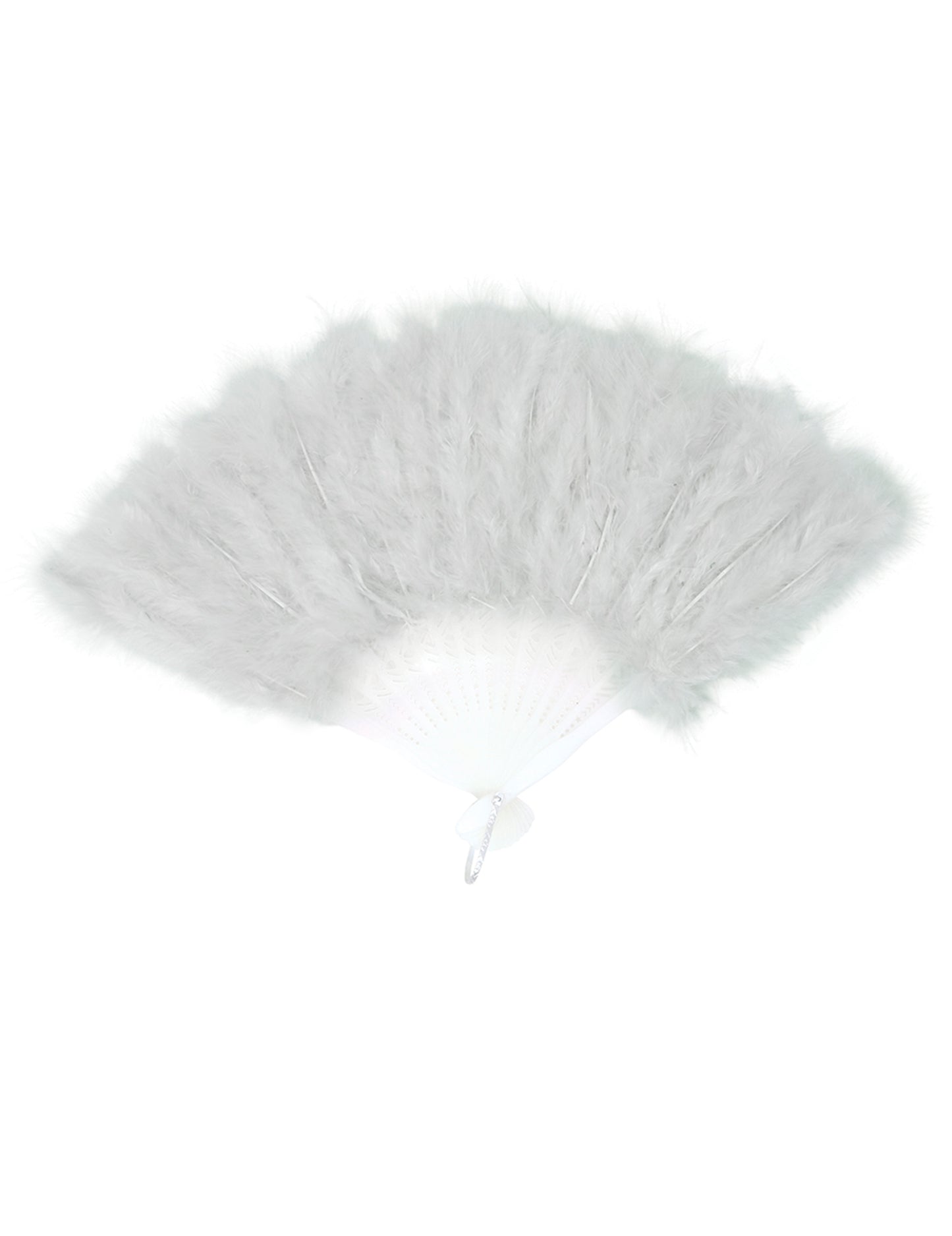 25 cm biela pernatá