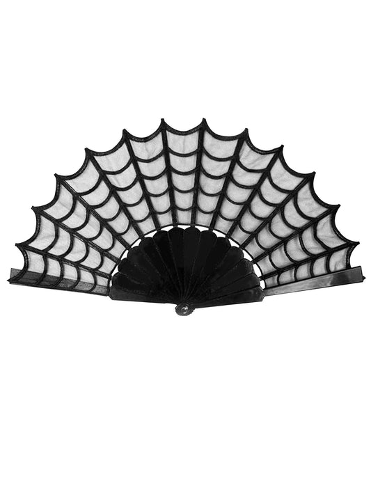 Gotický webový ventilátor Spider