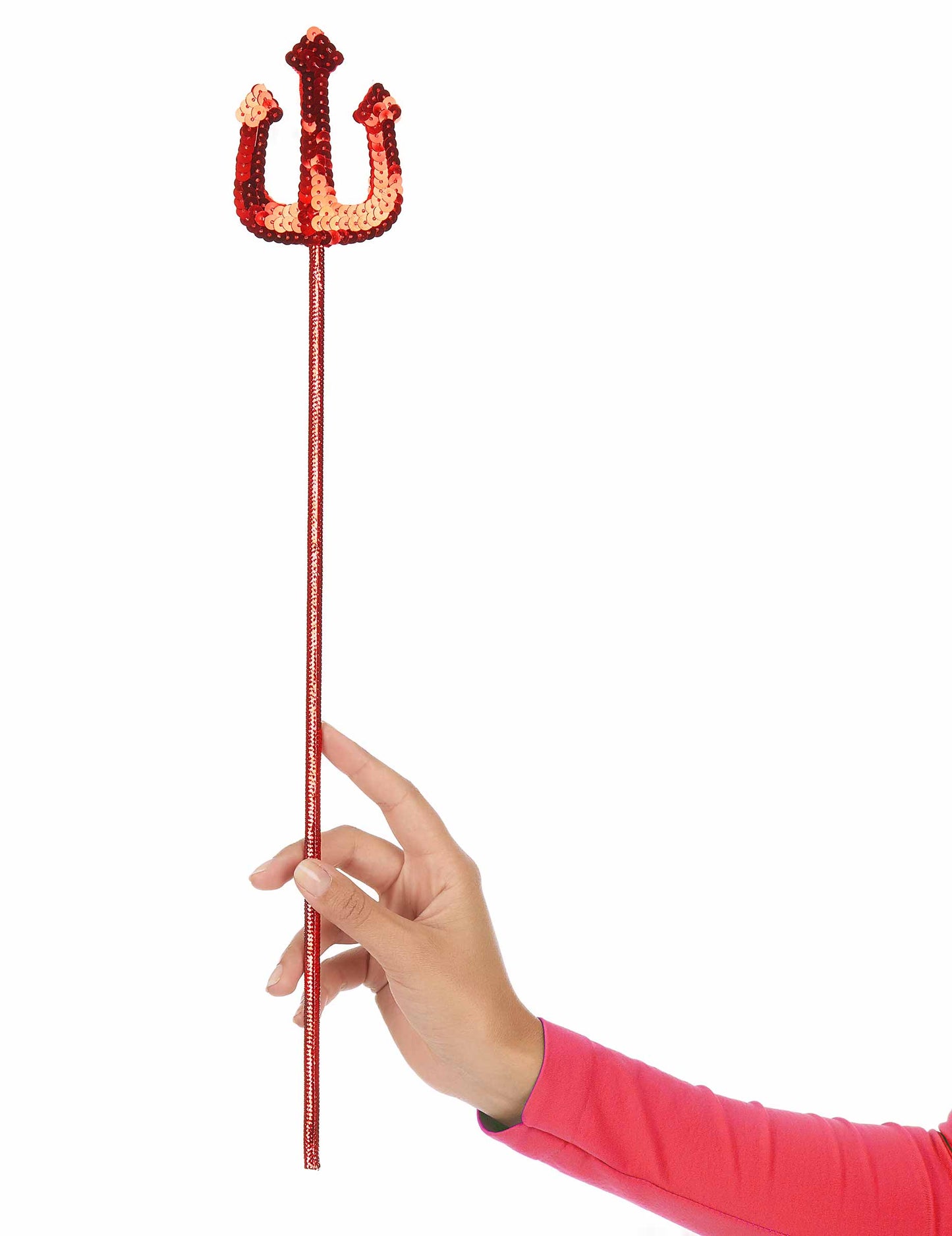 Vidlica červeného diabla pre dospelých a detské flitre