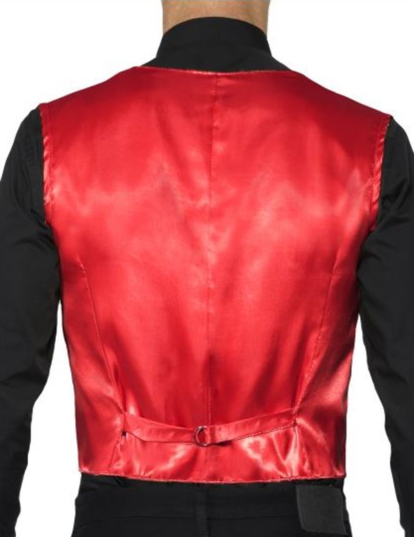 Červená flitra červená vesta