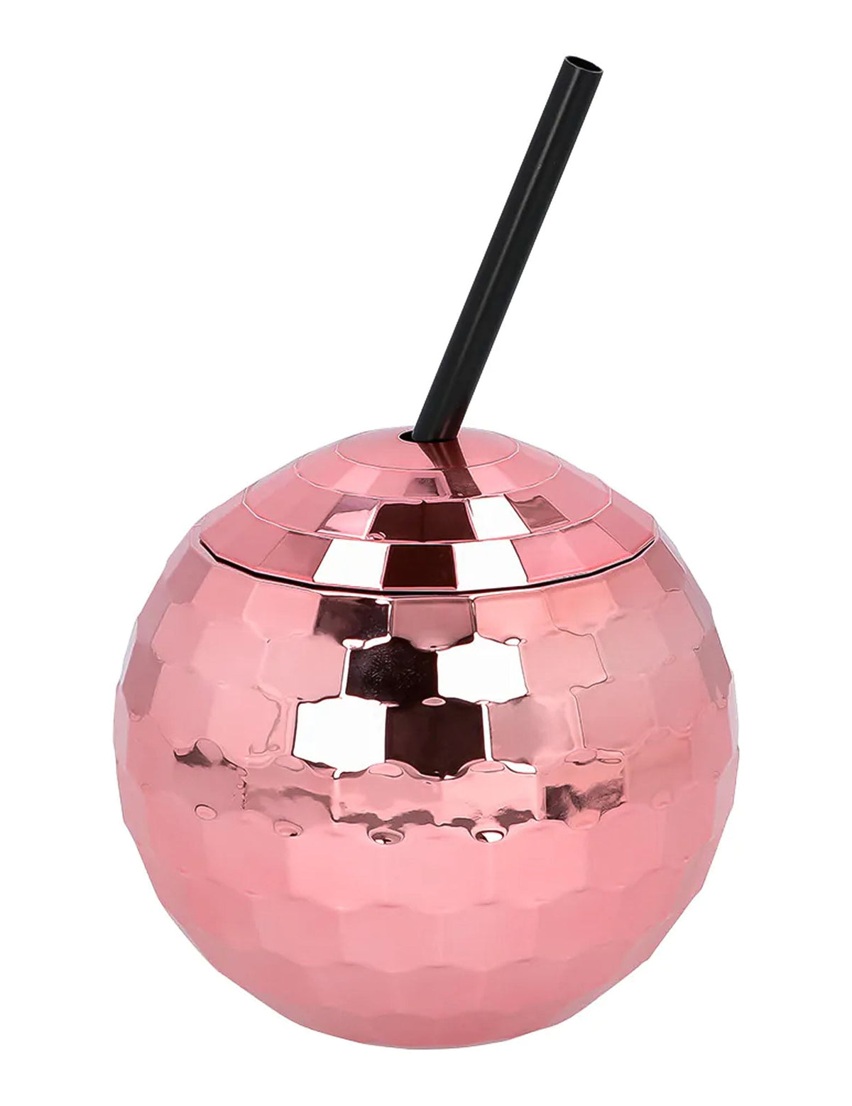 Vue de face du gobelet boule disco pour fête