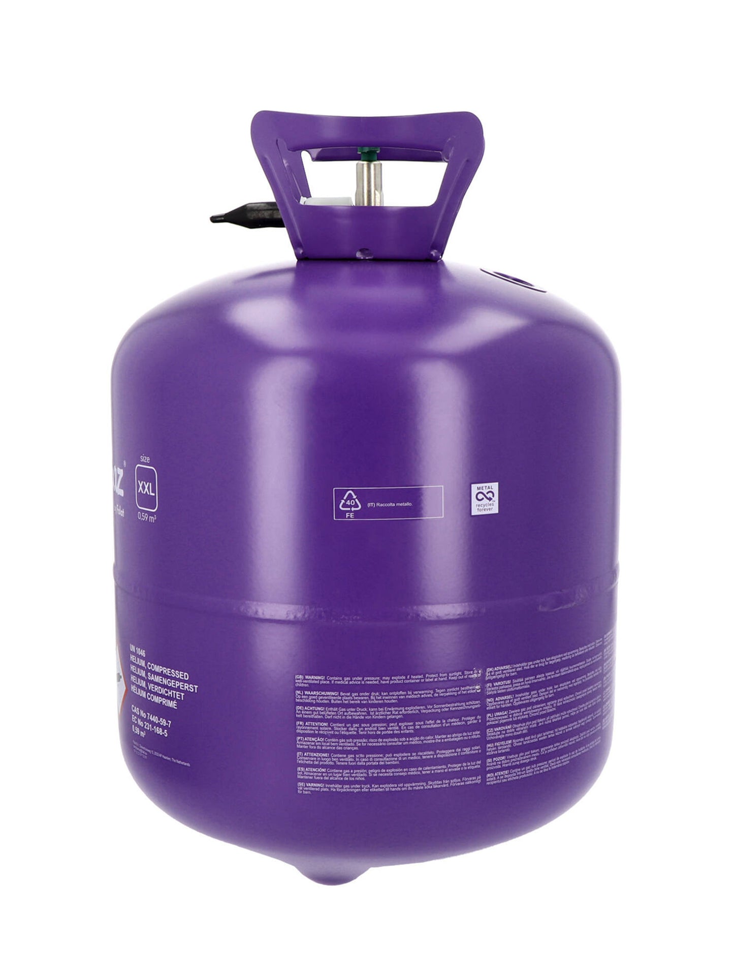 Veľká fľaša na hélium až na 85 balónov