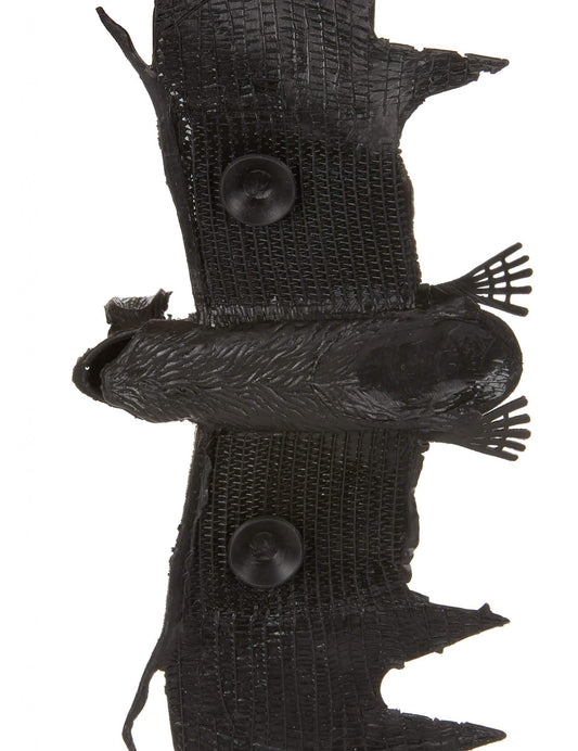 Détail des ventouses de fixation de la chauve-souris à suspendre Halloween
