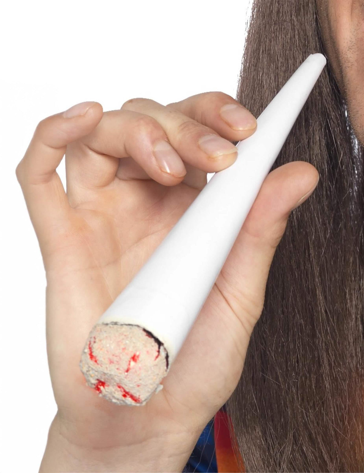 Detail na koniec veľkej cigarety pre dospelého