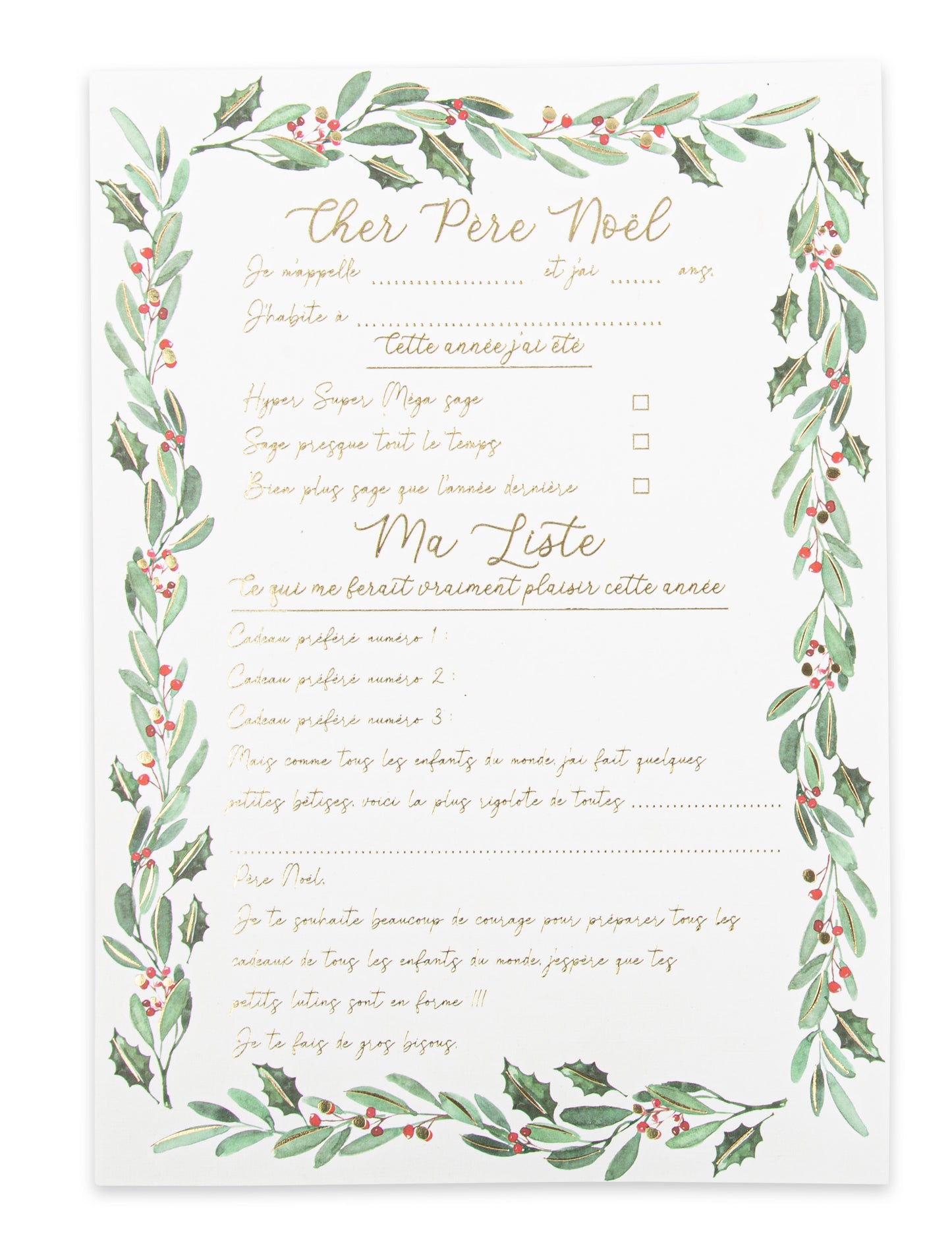 Veľký list pre Santa Claus s Tradi Chic Envelope 21 x 28,5 cm