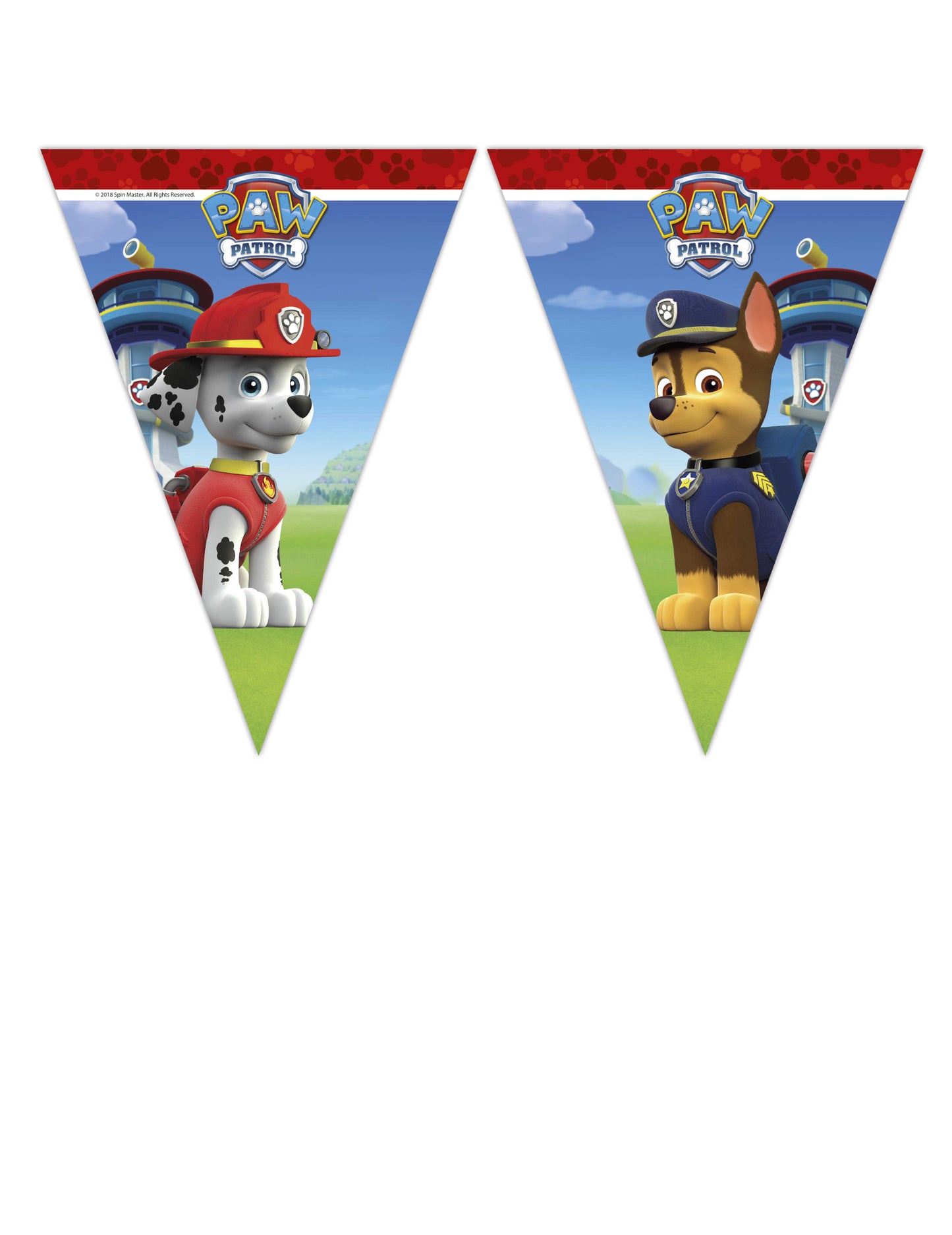 Garland 9 Pennants Pat 'Patrol pripravený na akciu
