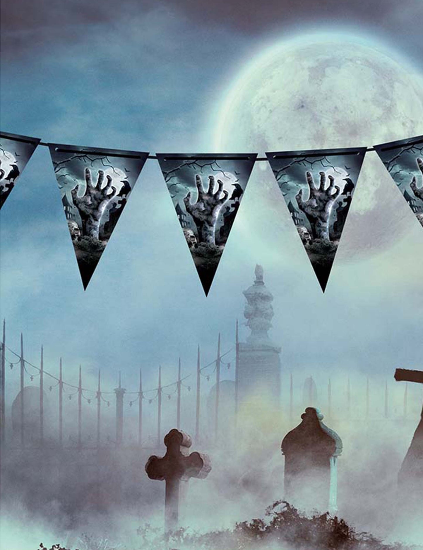 Garland v Pennants vracajúcich sa z cintorína 300 cm