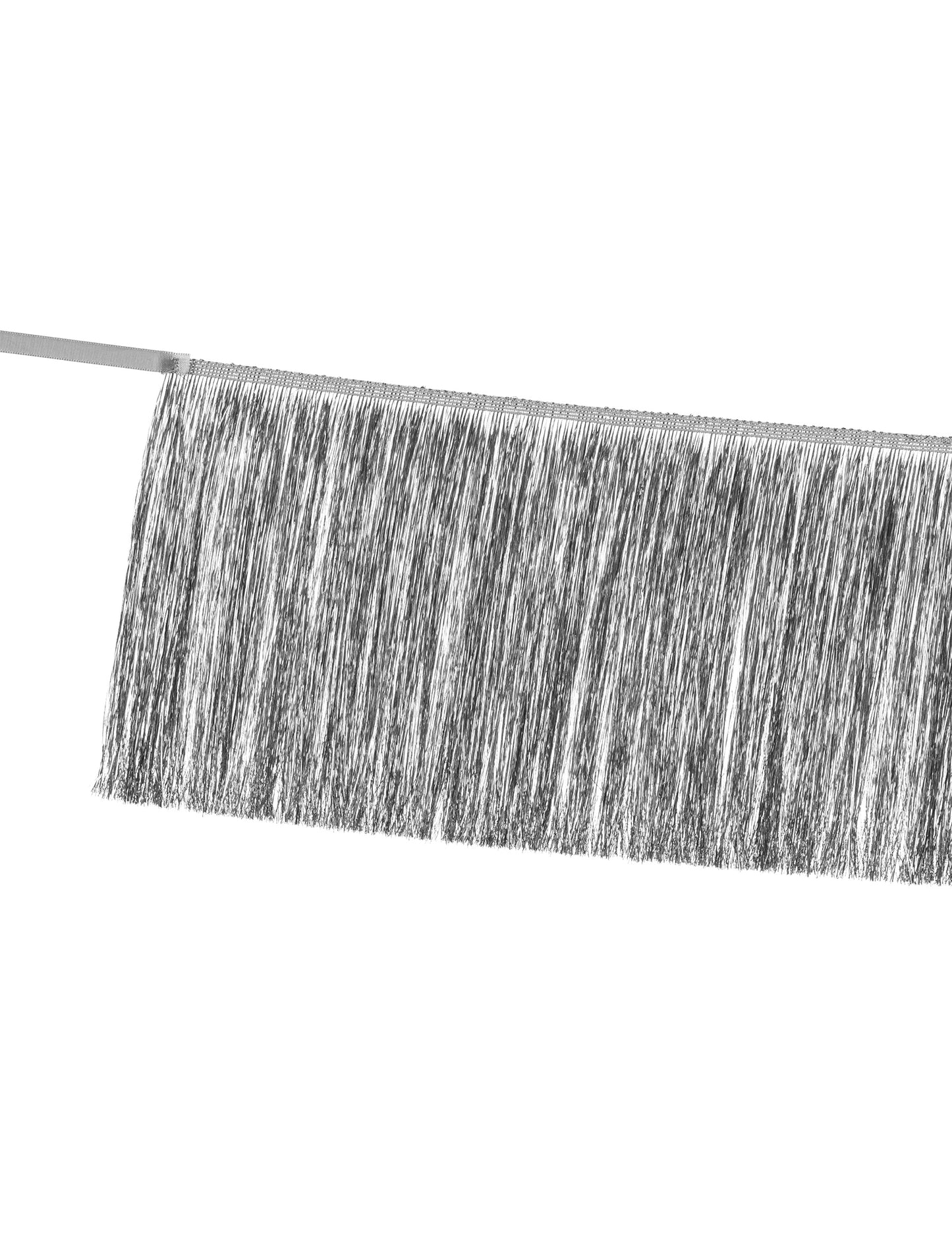 Girland strieborných nití 135 cm