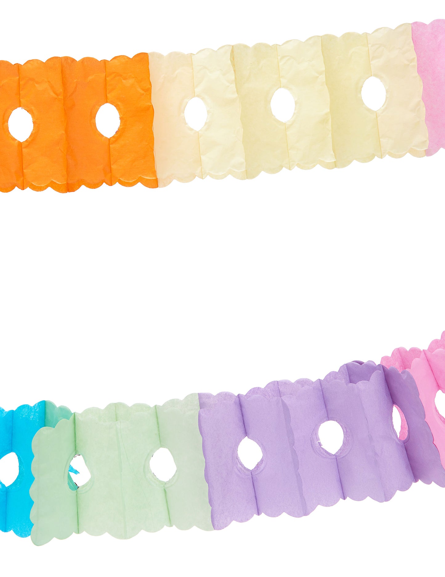 6 m viacfarebný papierový girland