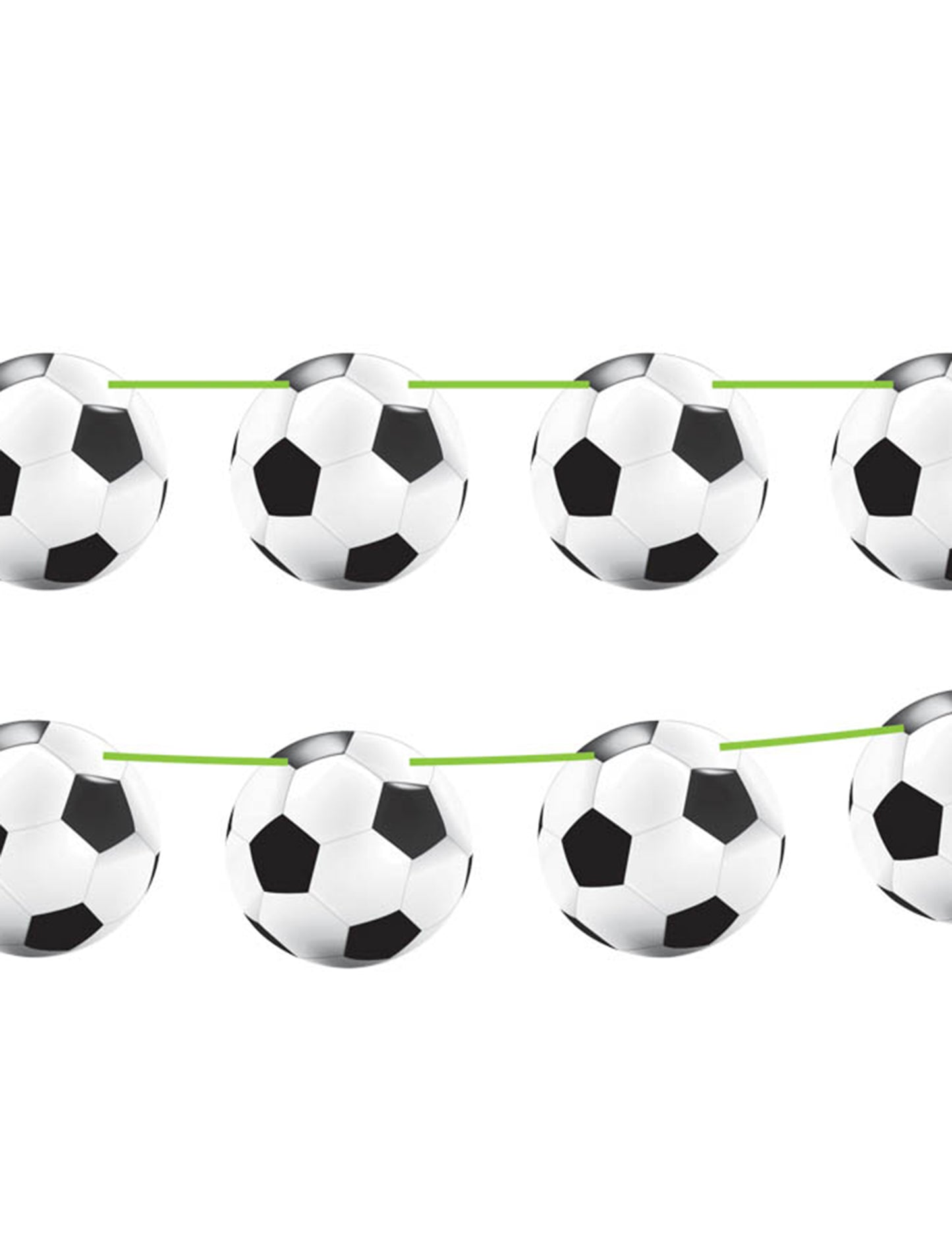 Futbalová vlajka Garland 10 metrov