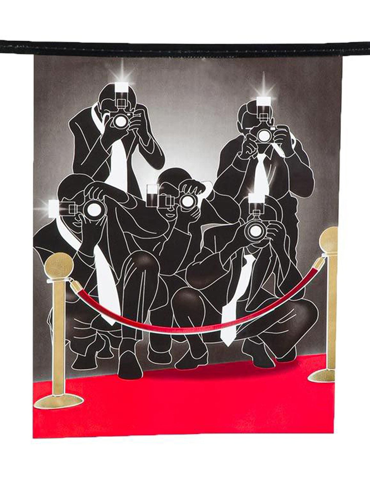 VIP papierová girlanda, 6m, dekorácia do kina