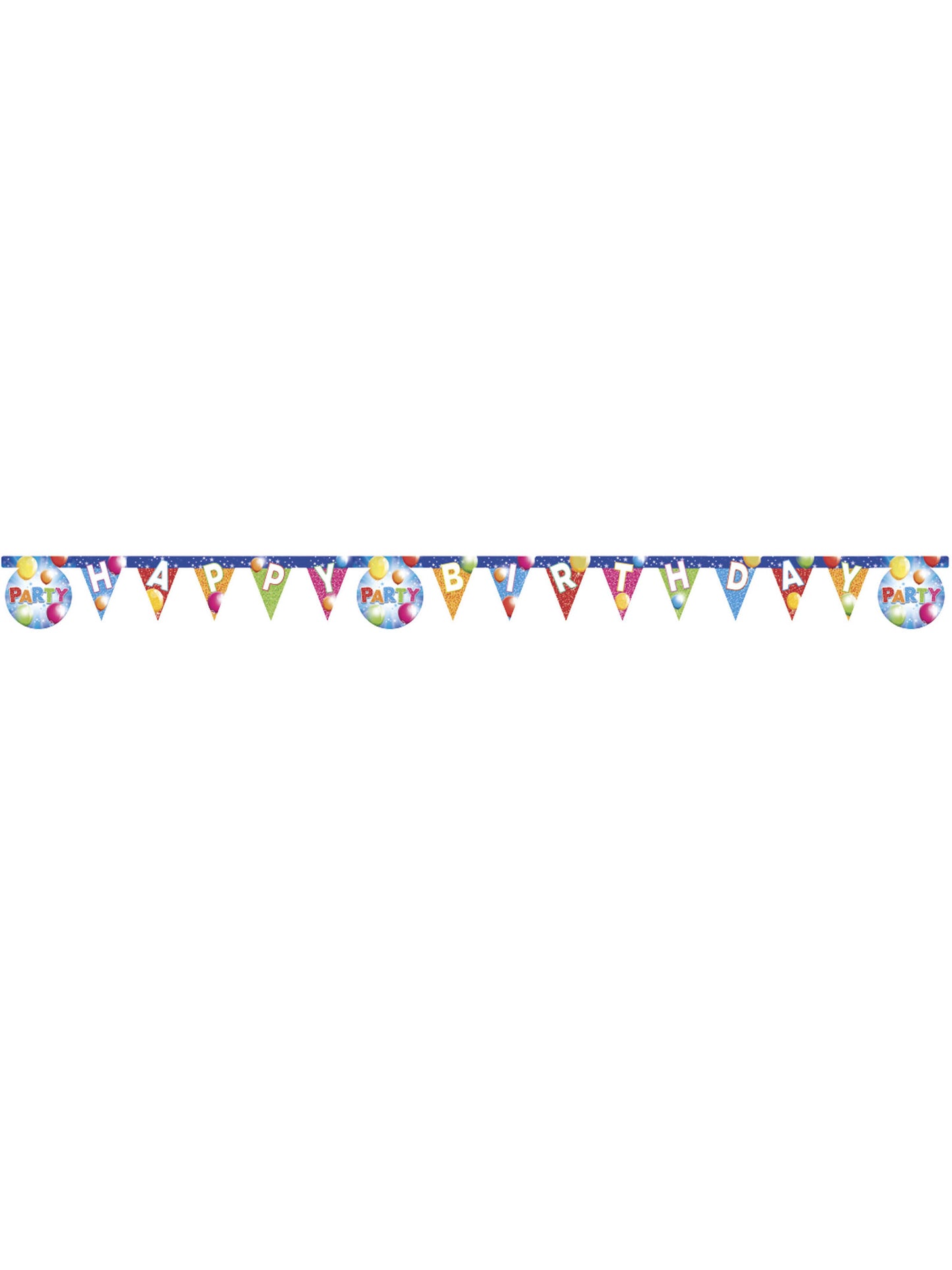 2m rozprávková girlanda s vlajočkami k narodeninám