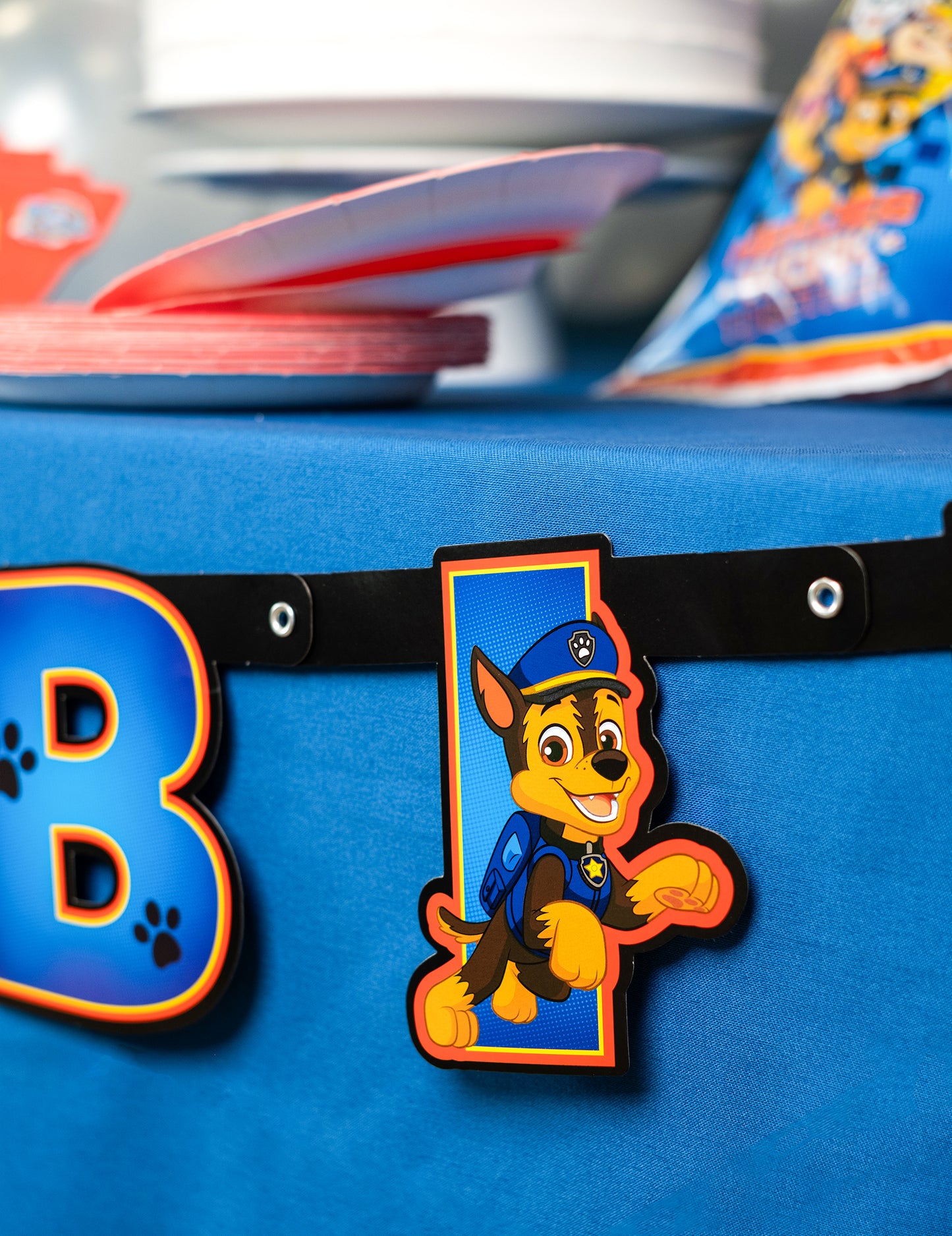 Garland všetko najlepšie k narodeninám pat'patrol 15 cm x 2 m