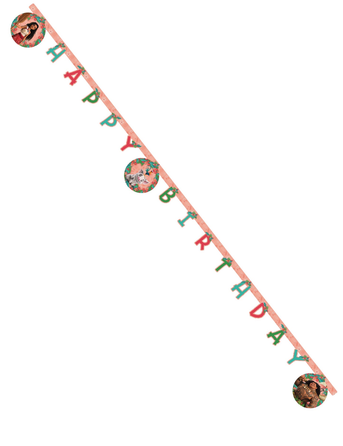 Všetko najlepšie k narodeninám vaiana 2 girlanda