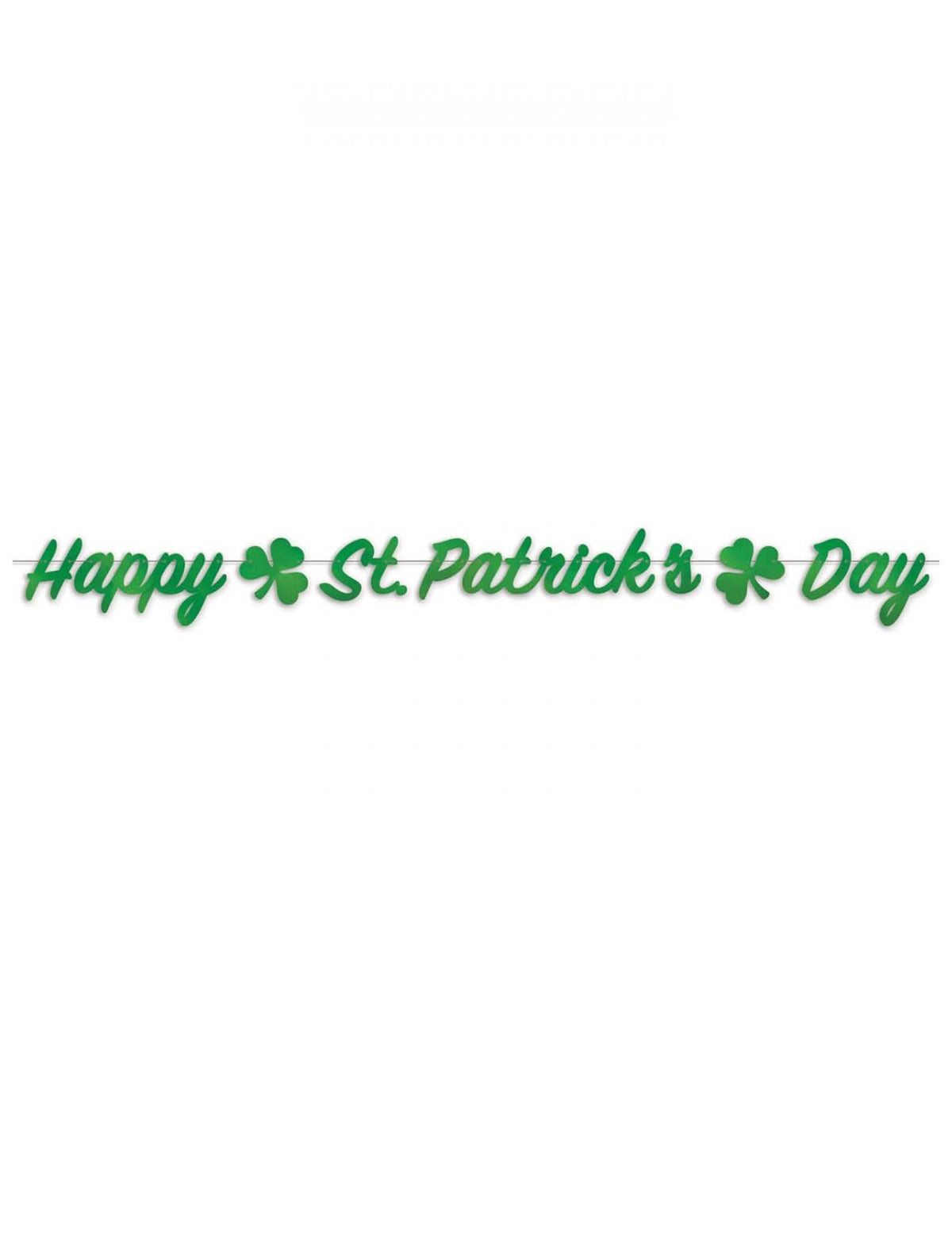 Predný pohľad na girlandu Happy St Patrick's Day