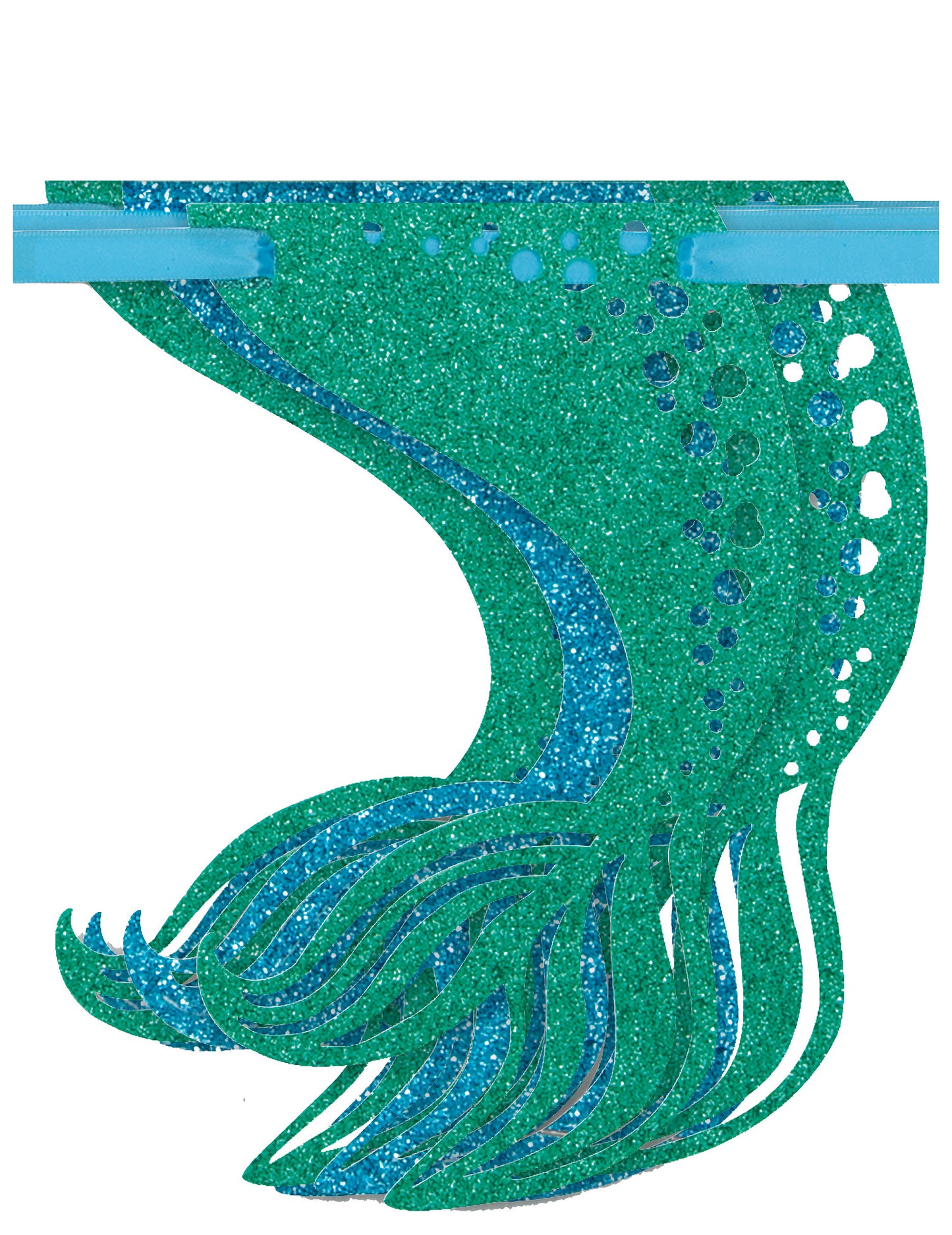 Pekná siréna Glitter Garland 2,74 m