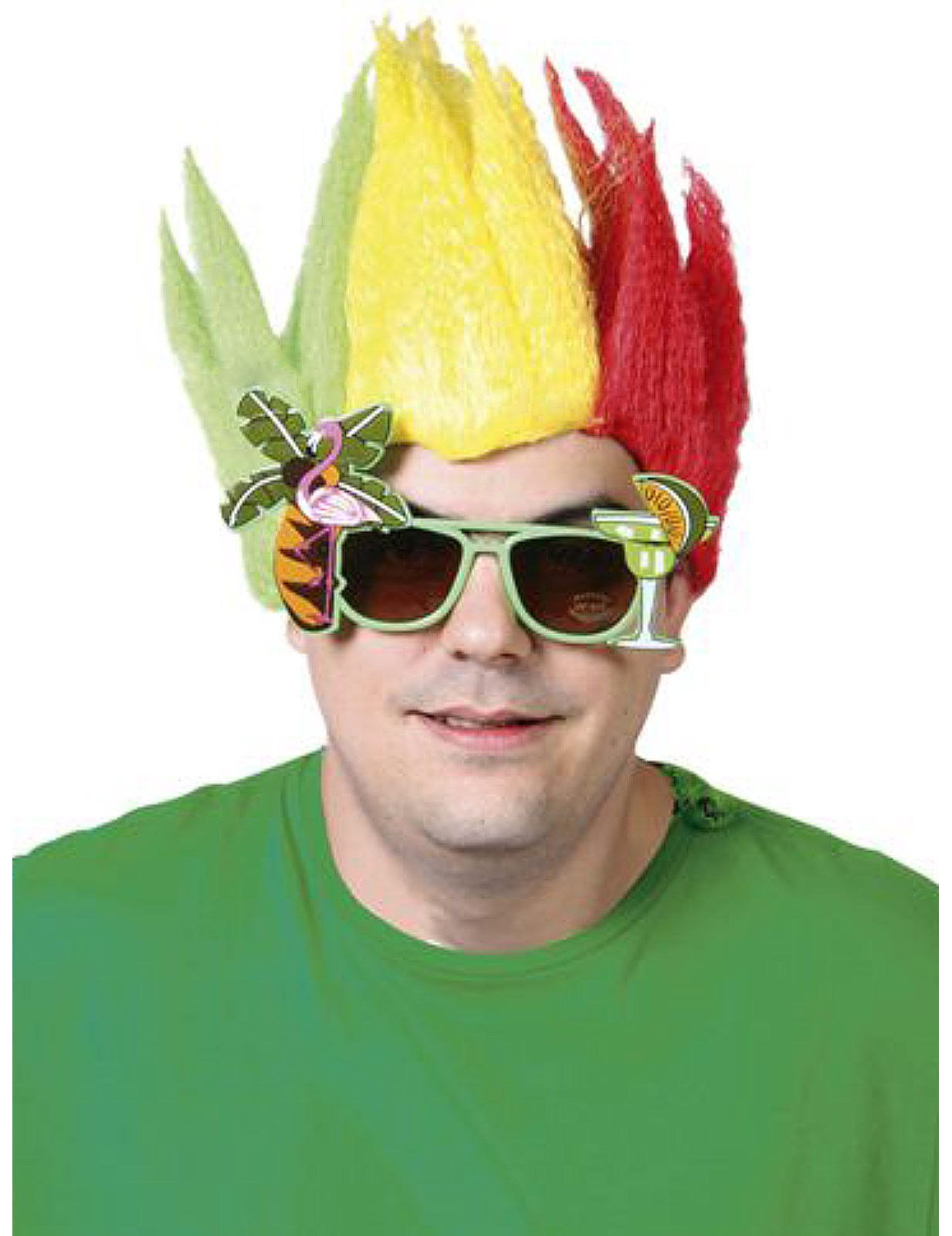 Jamajská žltá červená zelená jamajská parochňa